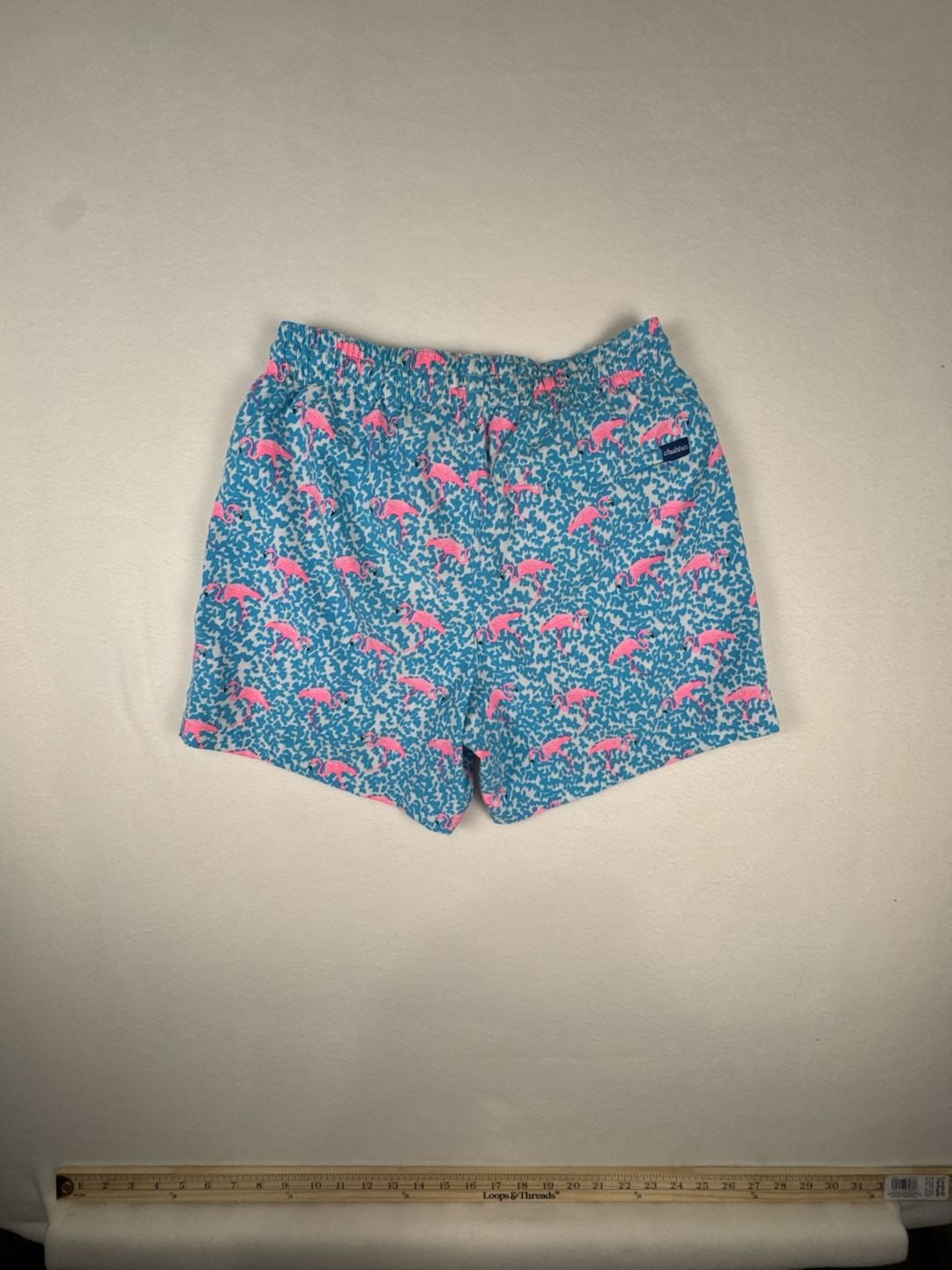 Chubbies The Domingos Are For Flamingos Swim Trunks Size X Small Blue 5
