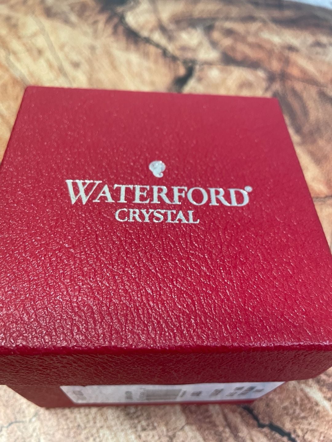 Waterford Crystal Light Bulb Ornament Clear Cut Glass 2