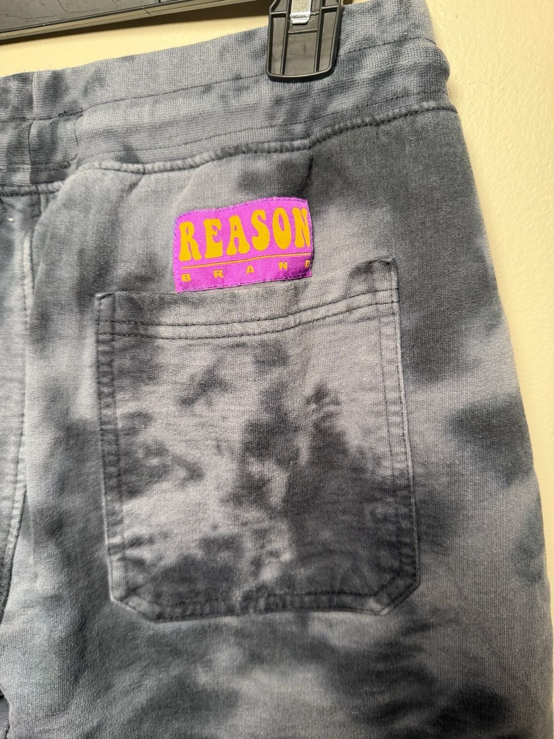 Reason Brand Cash Money Embroidered Tie Dye Jogger Sweatpants Size M 6