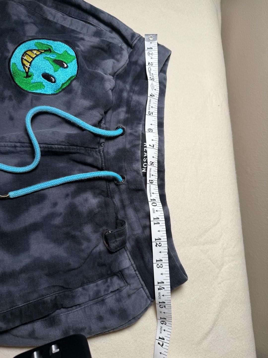Reason Brand Cash Money Embroidered Tie Dye Jogger Sweatpants Size M 8