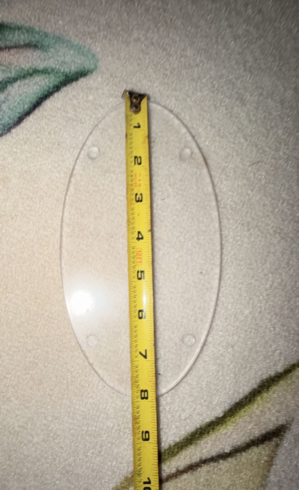 Clear Acrylic Oval Shower Soap Dish Tray Set of 10 2