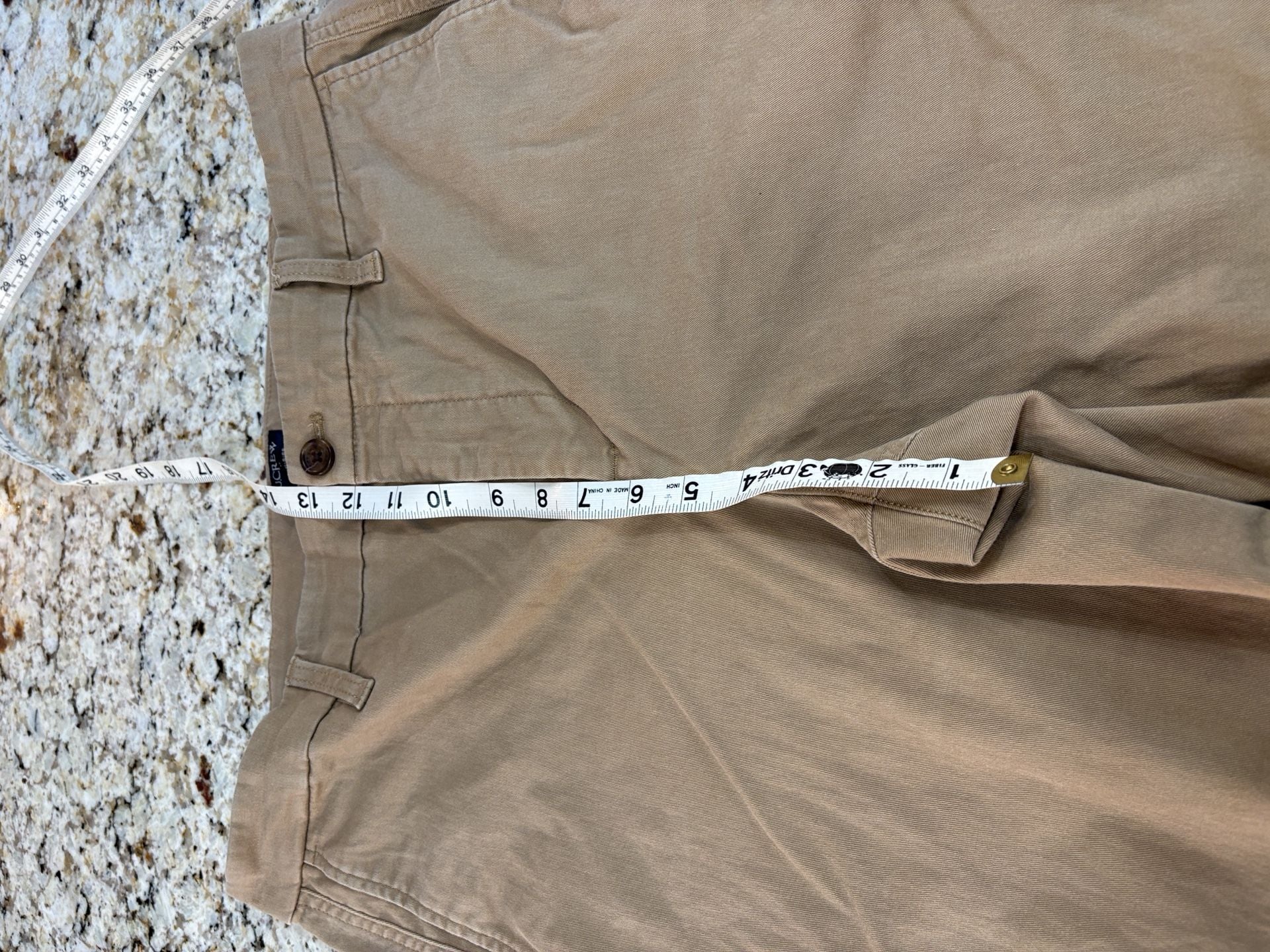 J.Crew High-Rise Girlfriend Chino Pants Size 14 Tan Cotton 6
