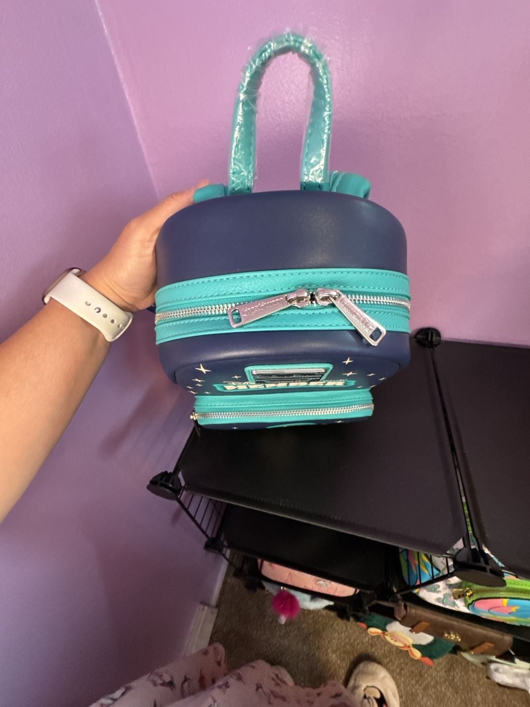 Loungefly Disney Parks Vacation Club Member Mini Backpack New With Tag 9