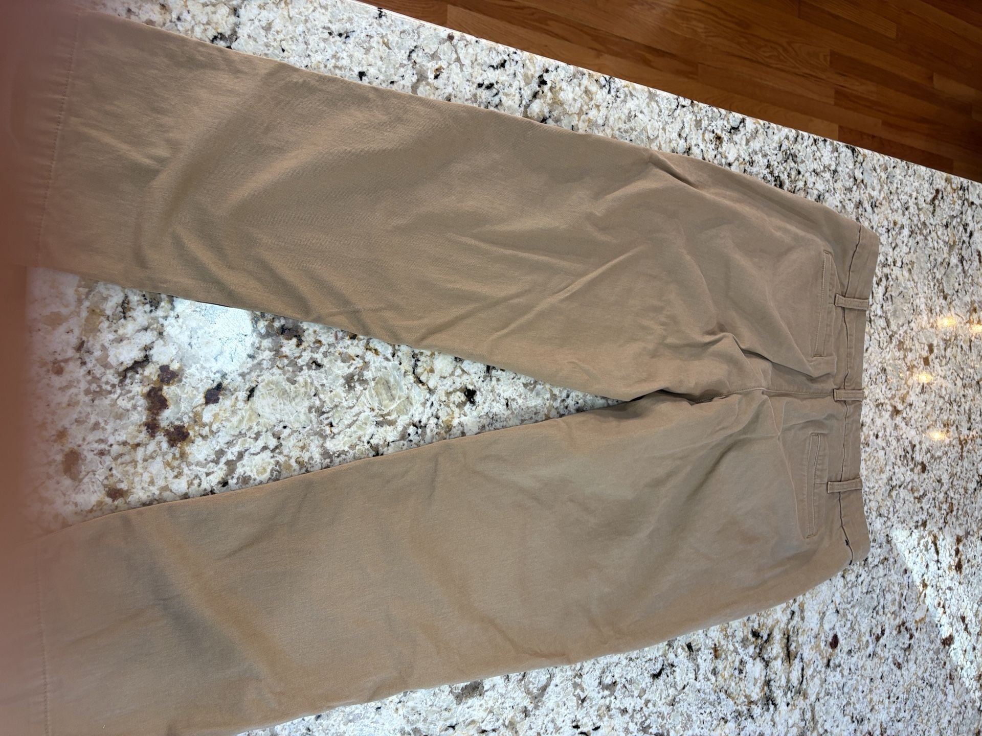 J.Crew High-Rise Girlfriend Chino Pants Size 14 Tan Cotton 7