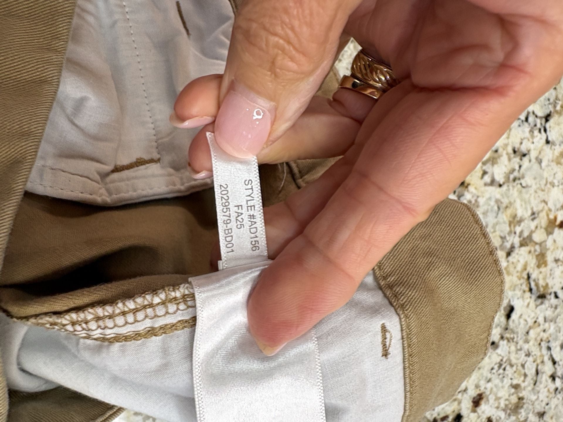 J.Crew High-Rise Girlfriend Chino Pants Size 14 Tan Cotton 9