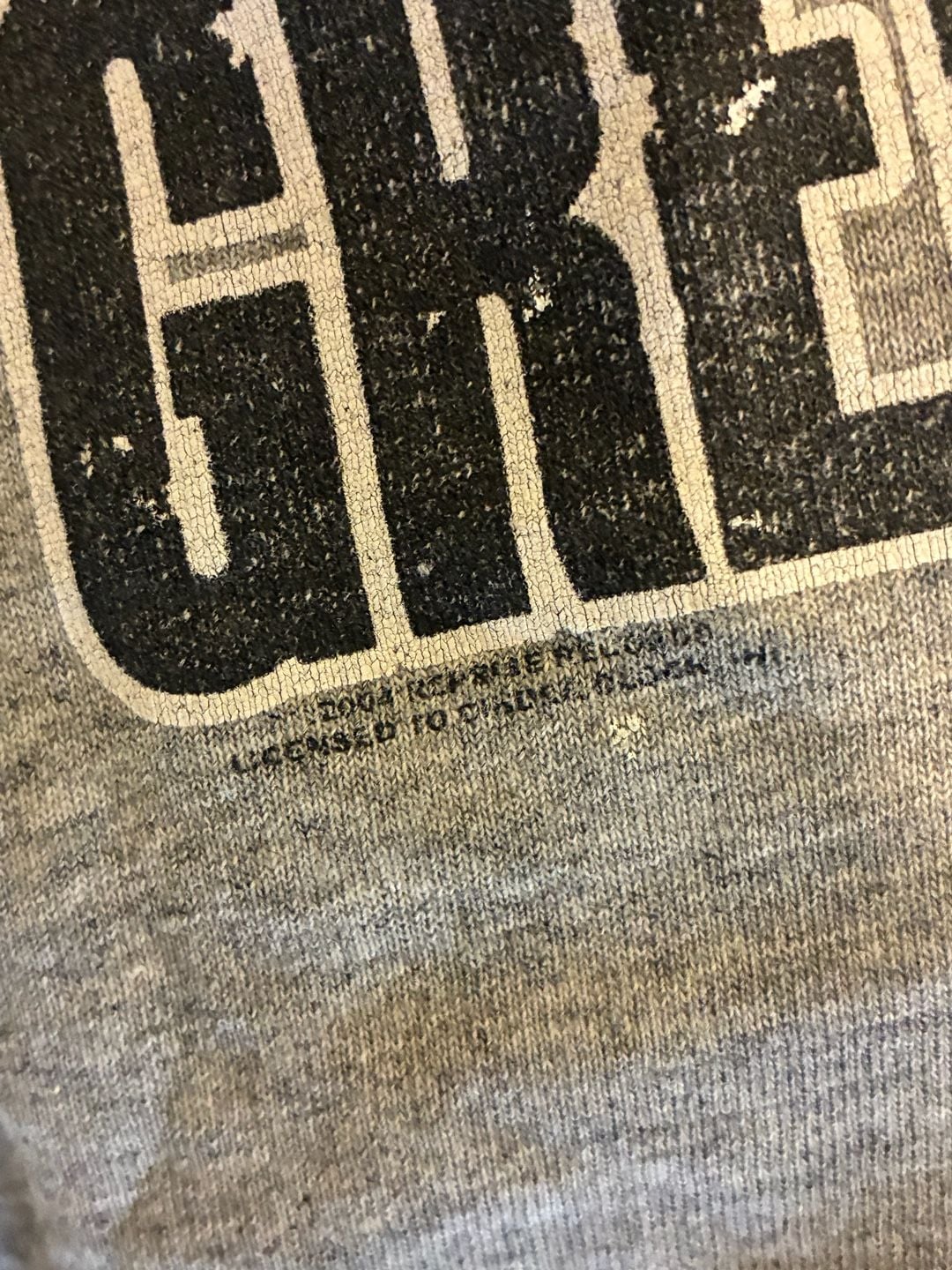 Vintage 2004 Green Day T-Shirt Gray Large Punk Rock Cinderblock 3