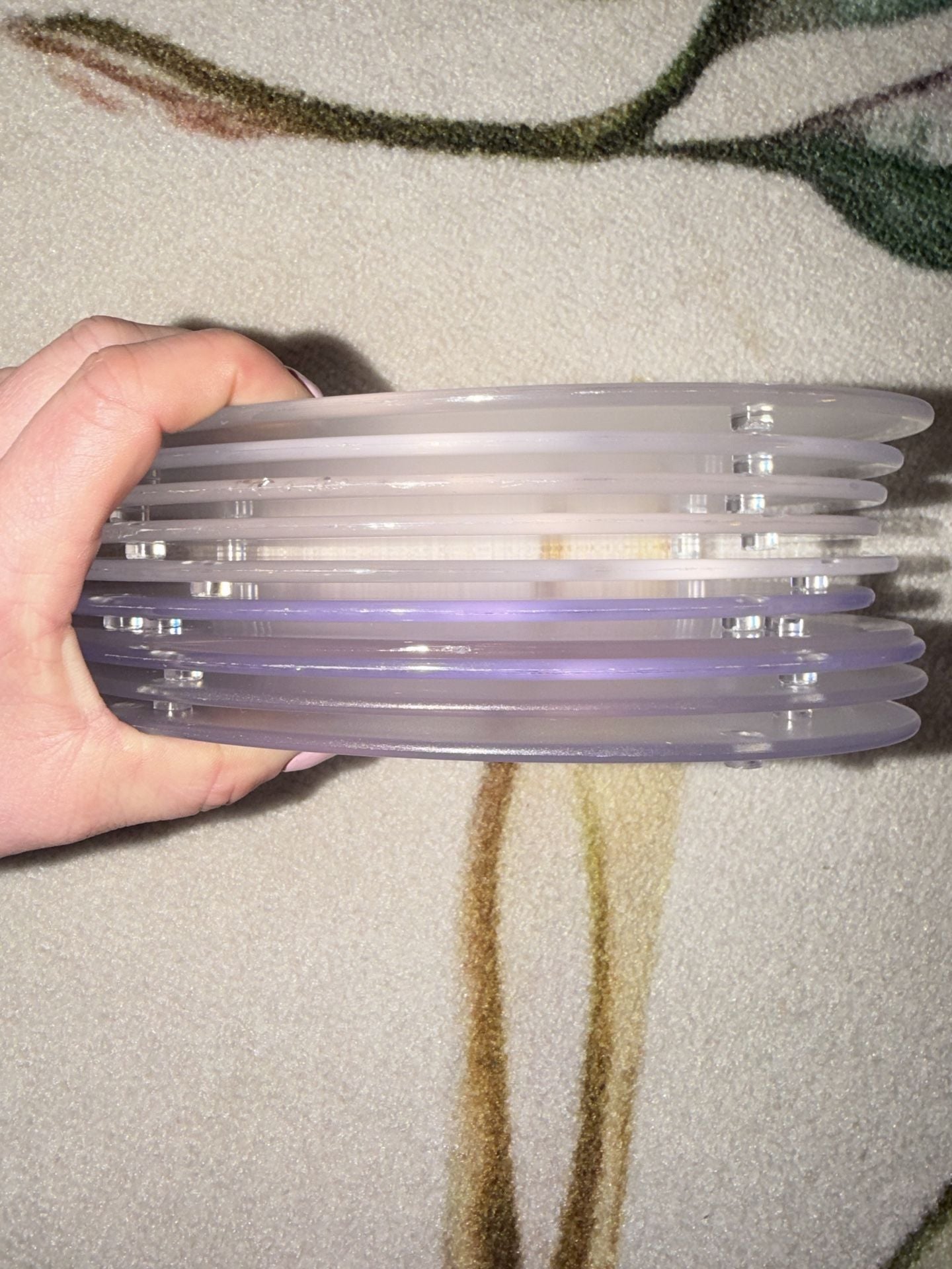 Clear Acrylic Oval Shower Soap Dish Tray Set of 10 5