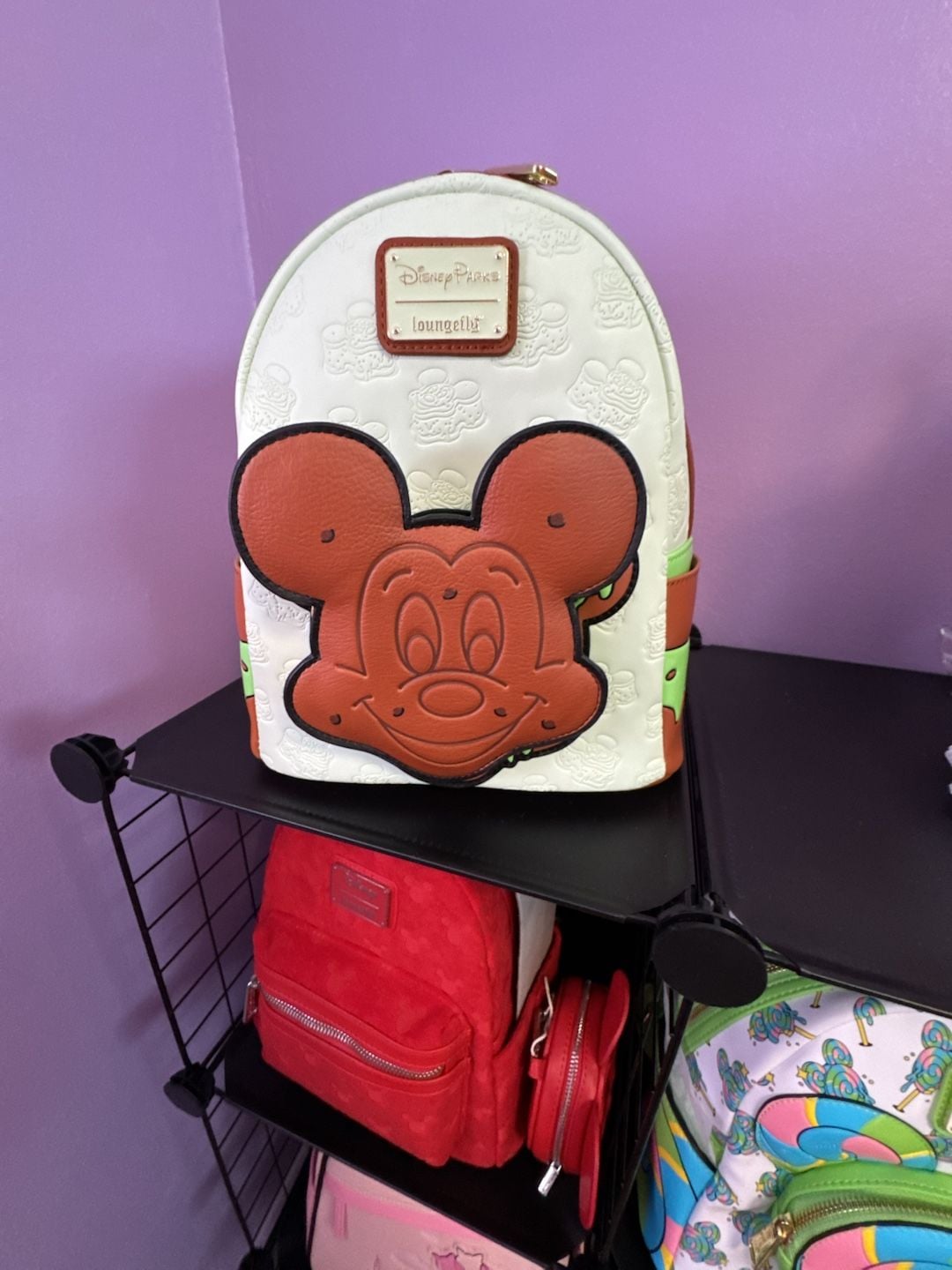 Disney Parks Loungefly Mickey Mouse Ice Cream Sandwich Mini Backpack Mint Chip 1
