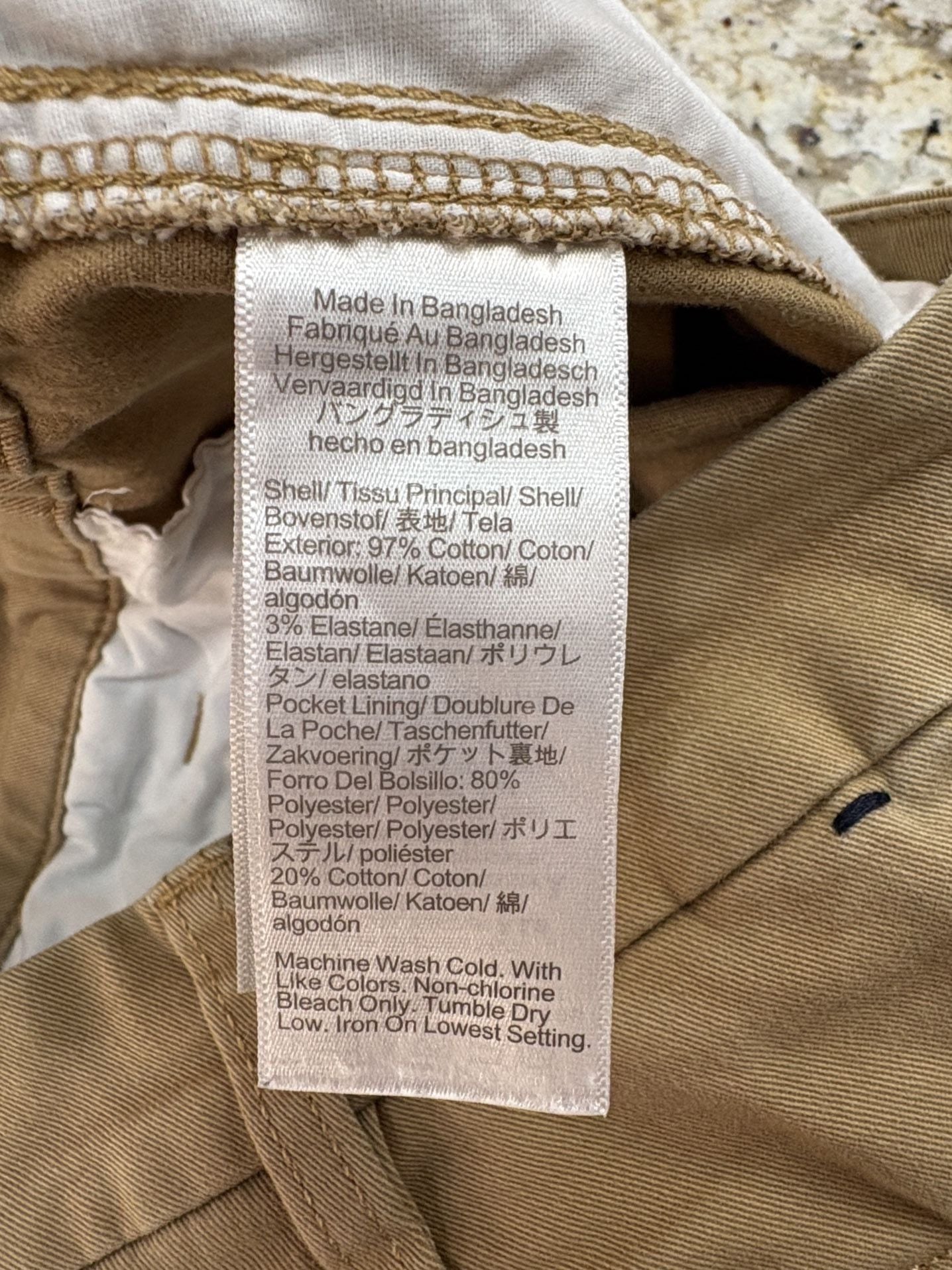 J.Crew High-Rise Girlfriend Chino Pants Size 14 Tan Cotton 8