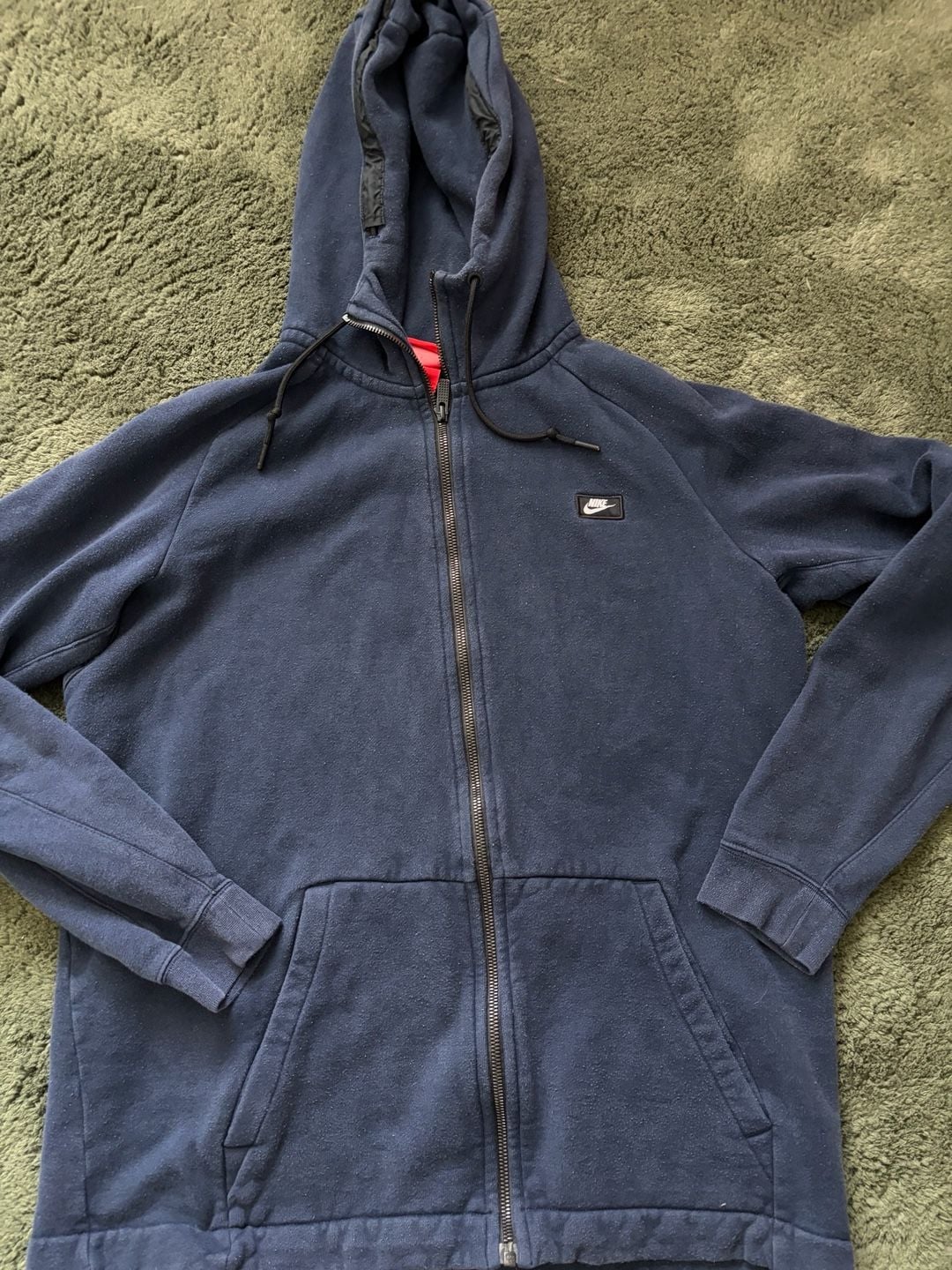 Nike Full Zip Hoodie Size L Blue 3