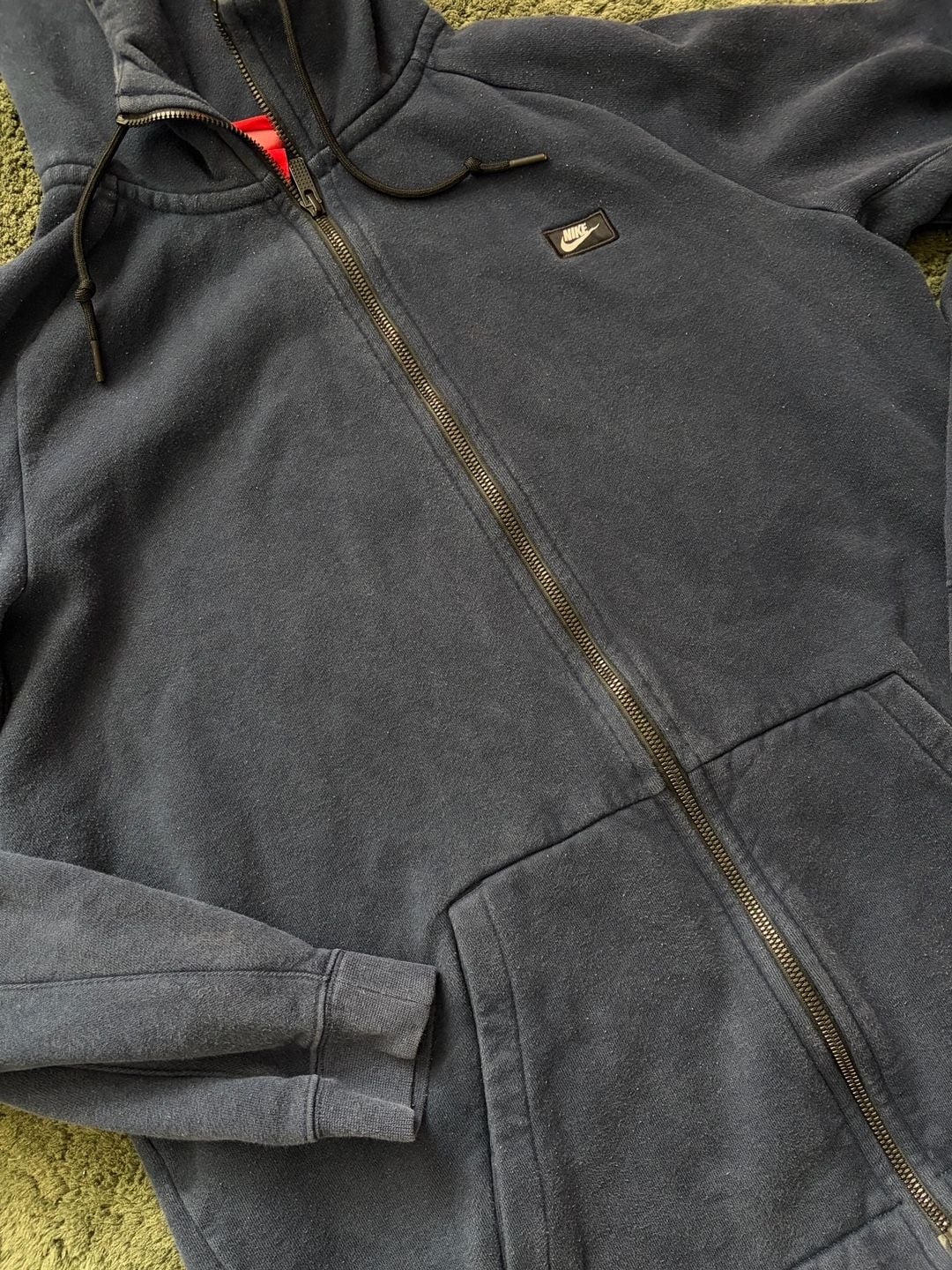 Nike Full Zip Hoodie Size L Blue 5