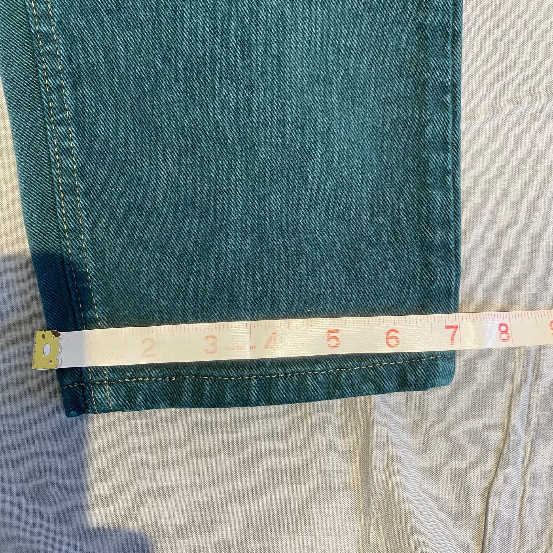 Gap Jeans Size 10 Green Cotton Vintage 90s Made In USA 6