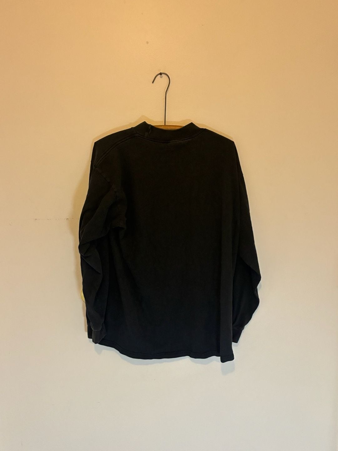 Nike Mock Neck Long Sleeve Size L Black Embroidered Swoosh 4