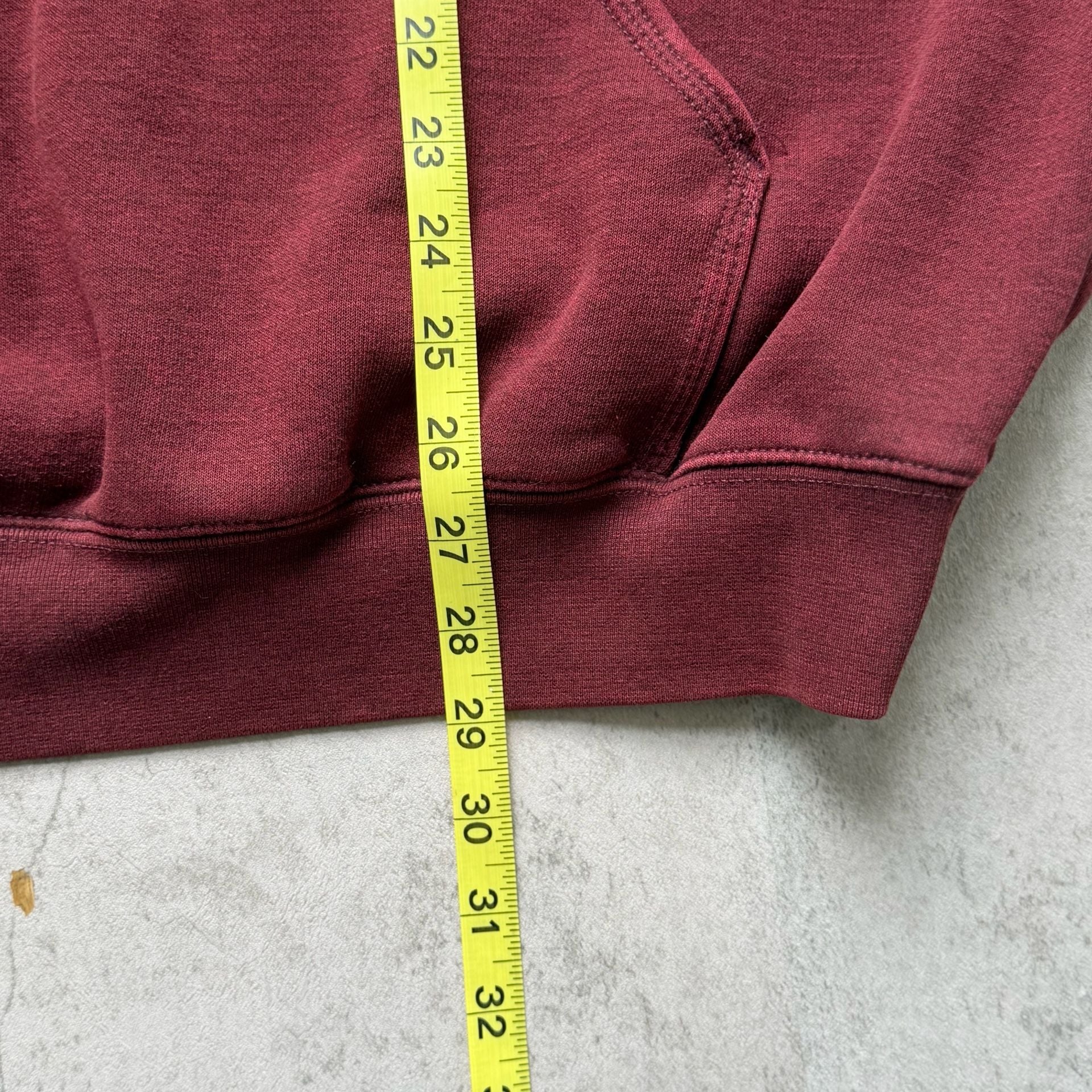 Carhartt Hoodie Size XL Burgundy Original Fit Sweatshirt 7