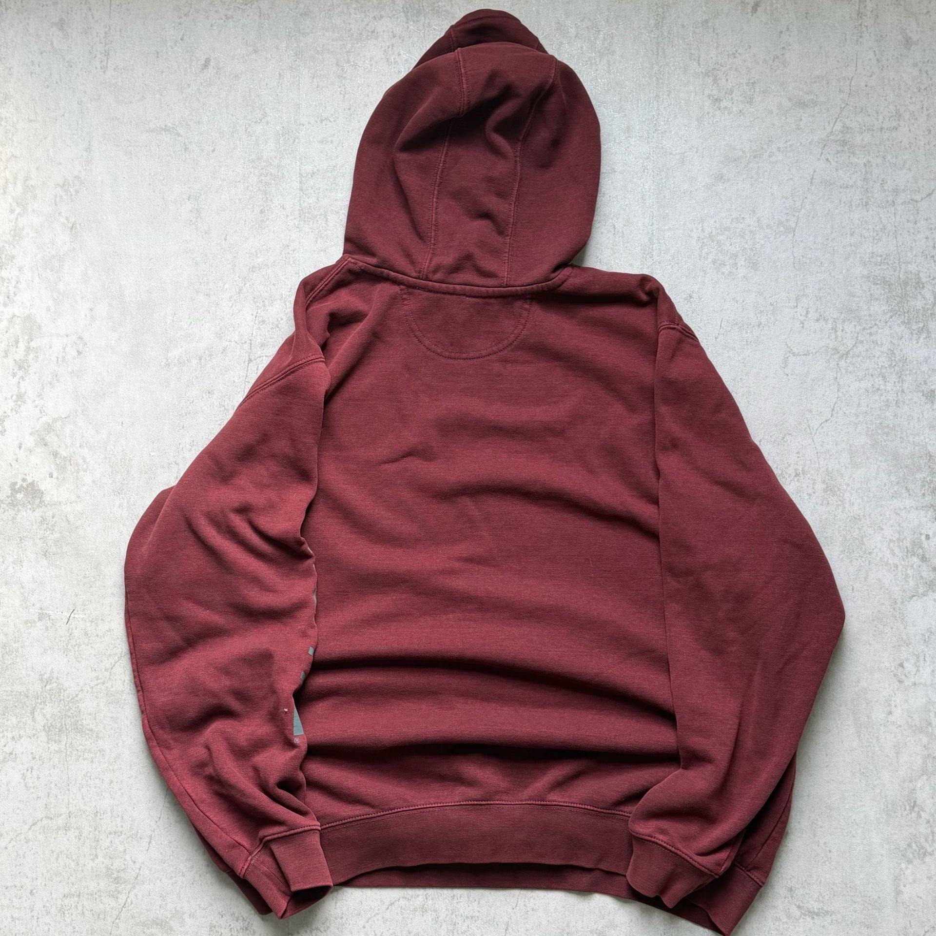 Carhartt Hoodie Size XL Burgundy Original Fit Sweatshirt 9