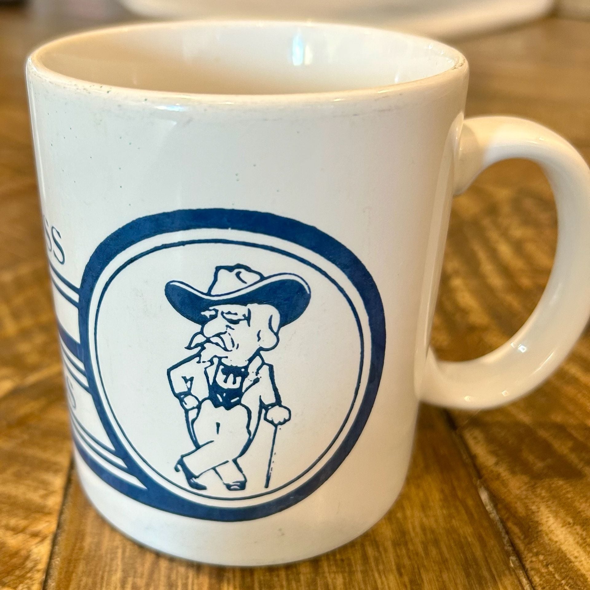 Ole Miss Rebels Vintage Coffee Mug Go Rebels Go Colonel Reb 1