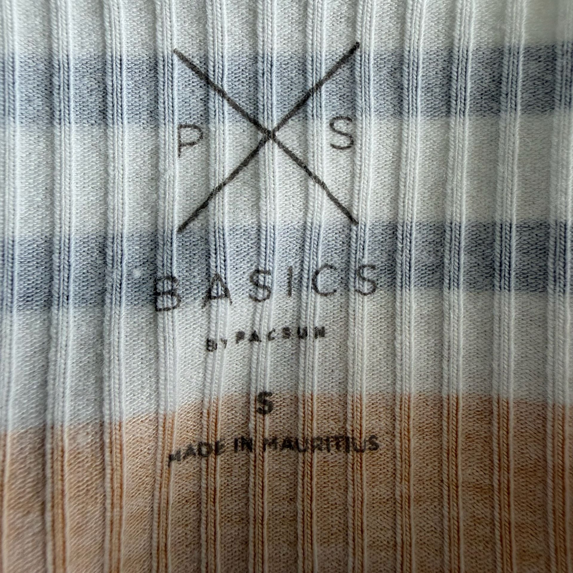PS Basics by Pacsun Tank Top Size S Striped Ribbed Crop 4