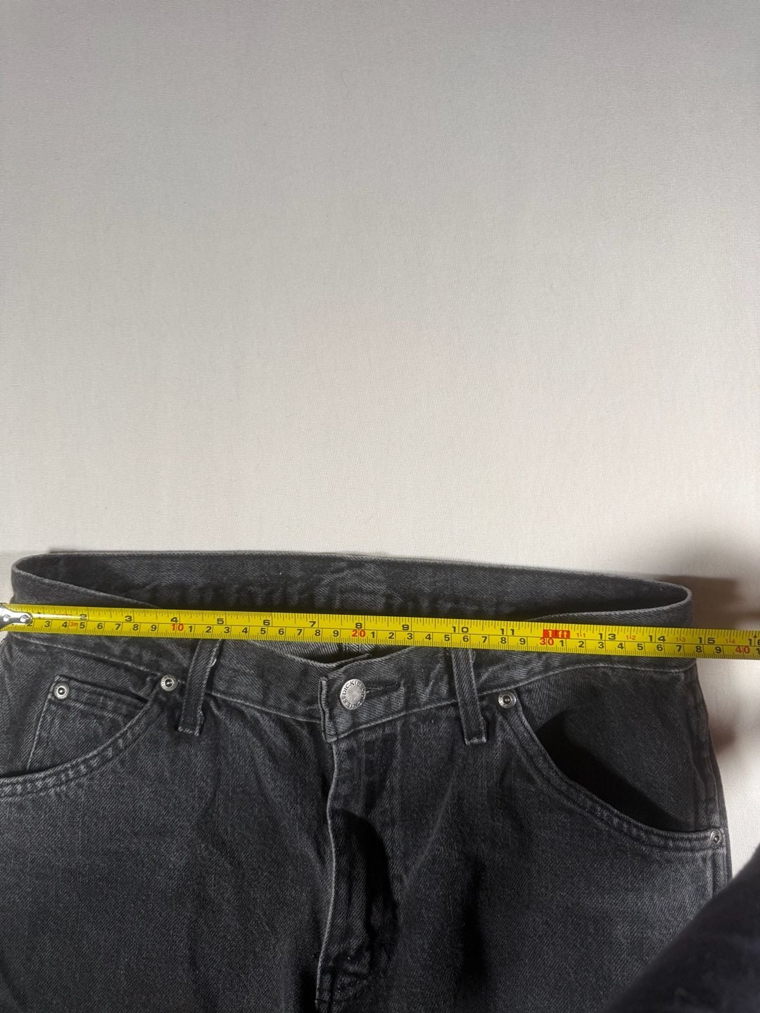 Dickies Black Straight Leg Denim Jeans 30x30 8