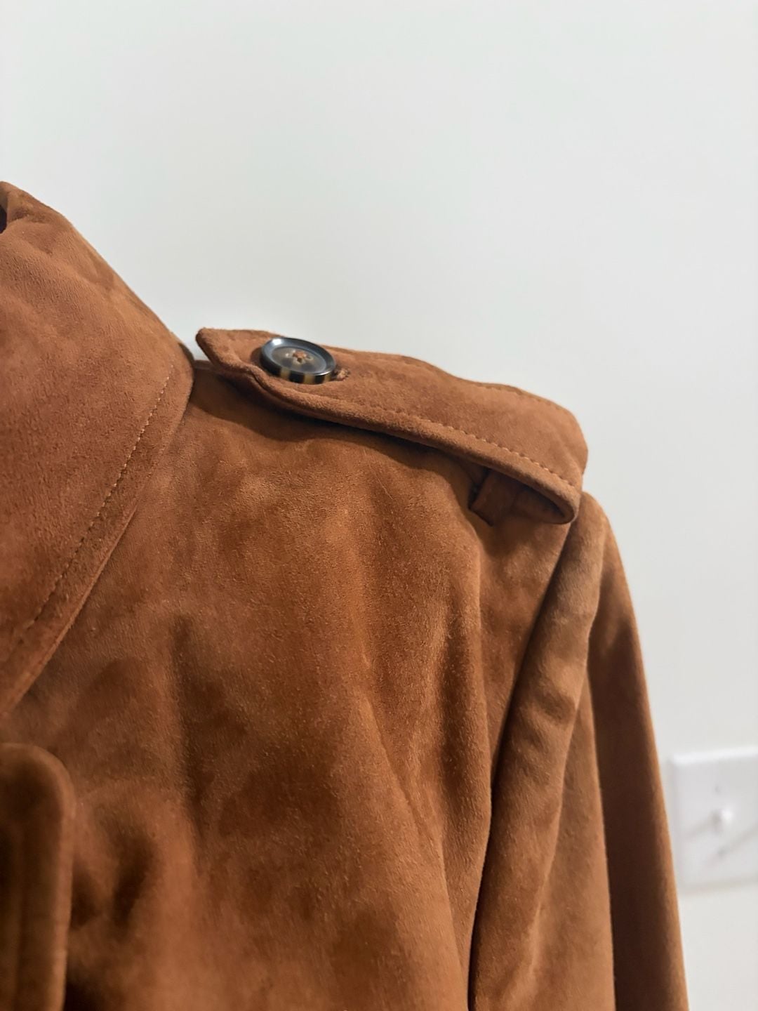 Genuine Goat Suede Trench Coat for Women 9