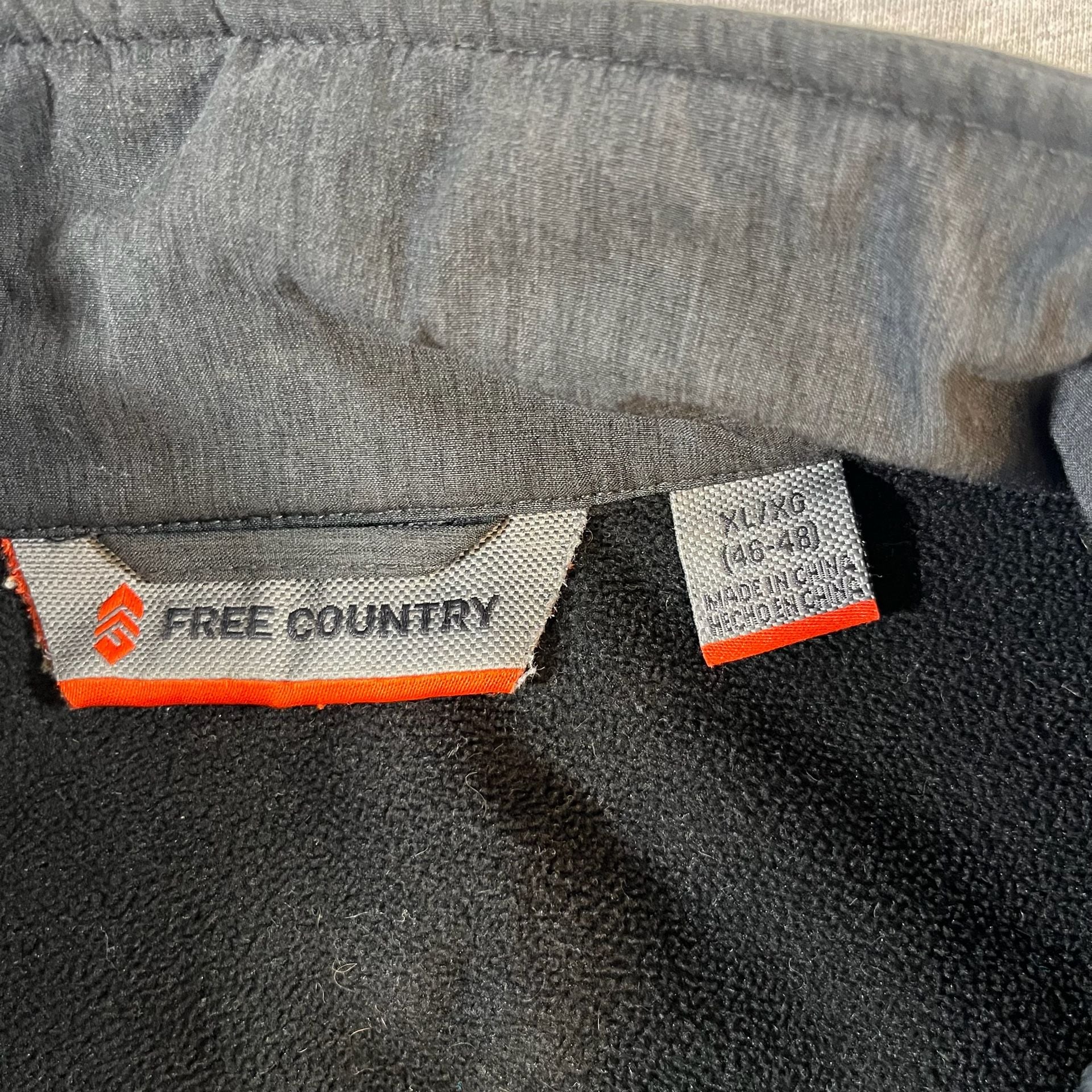 Free Country Gray Softshell Jacket Men’s XL 7