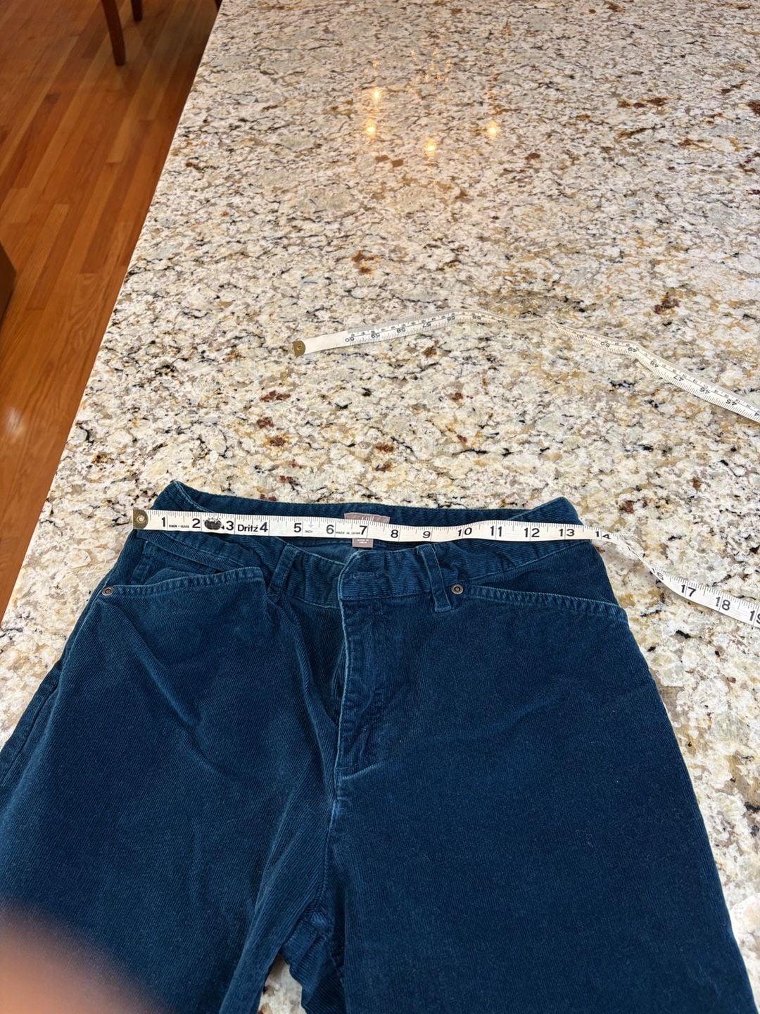 J.Jill Corduroy Pants Size 6 Blue Stretch Tried & True Fit At Waist 7