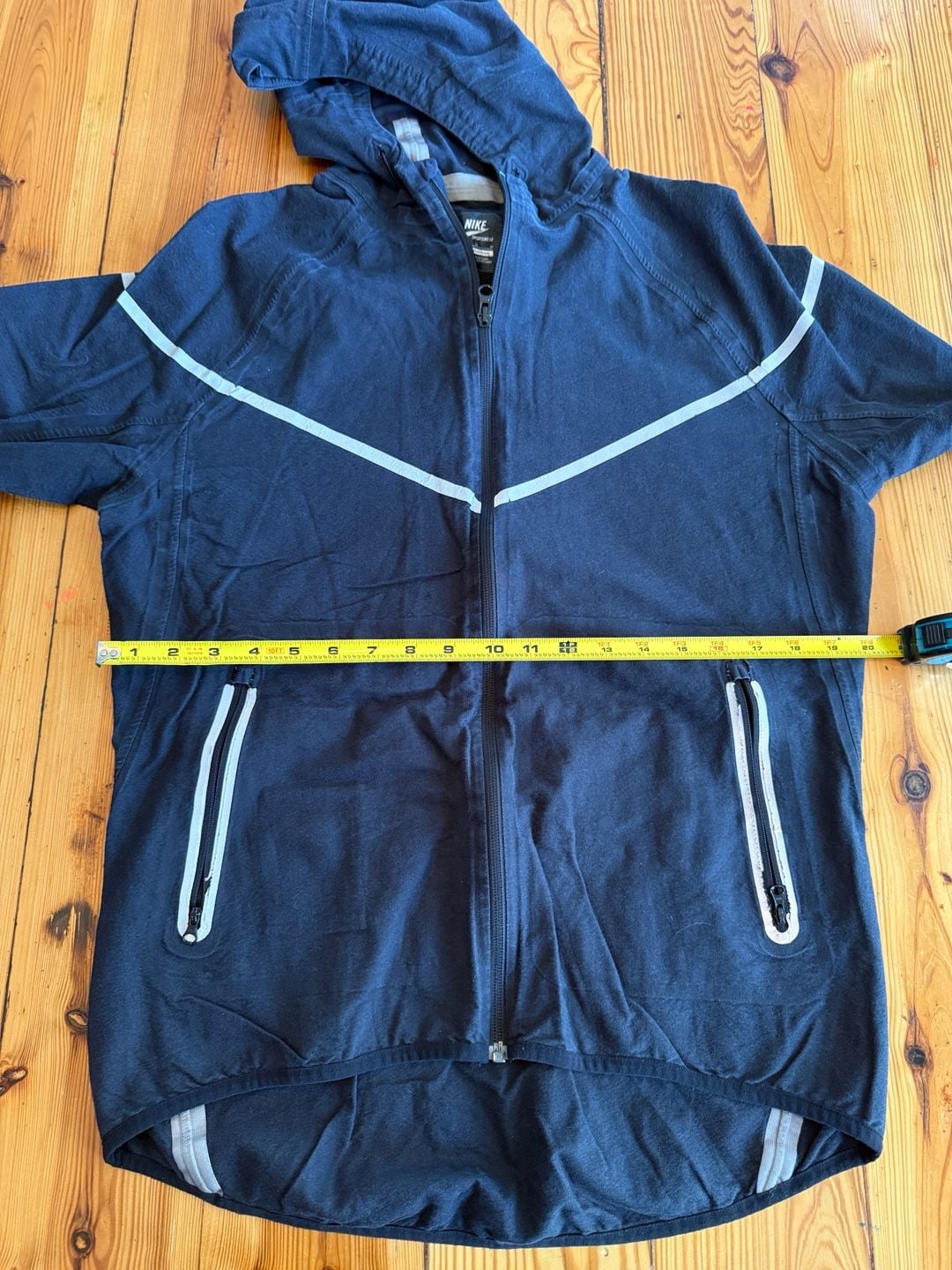 Nike Wool Flash Reflective Jacket Size M Black 10