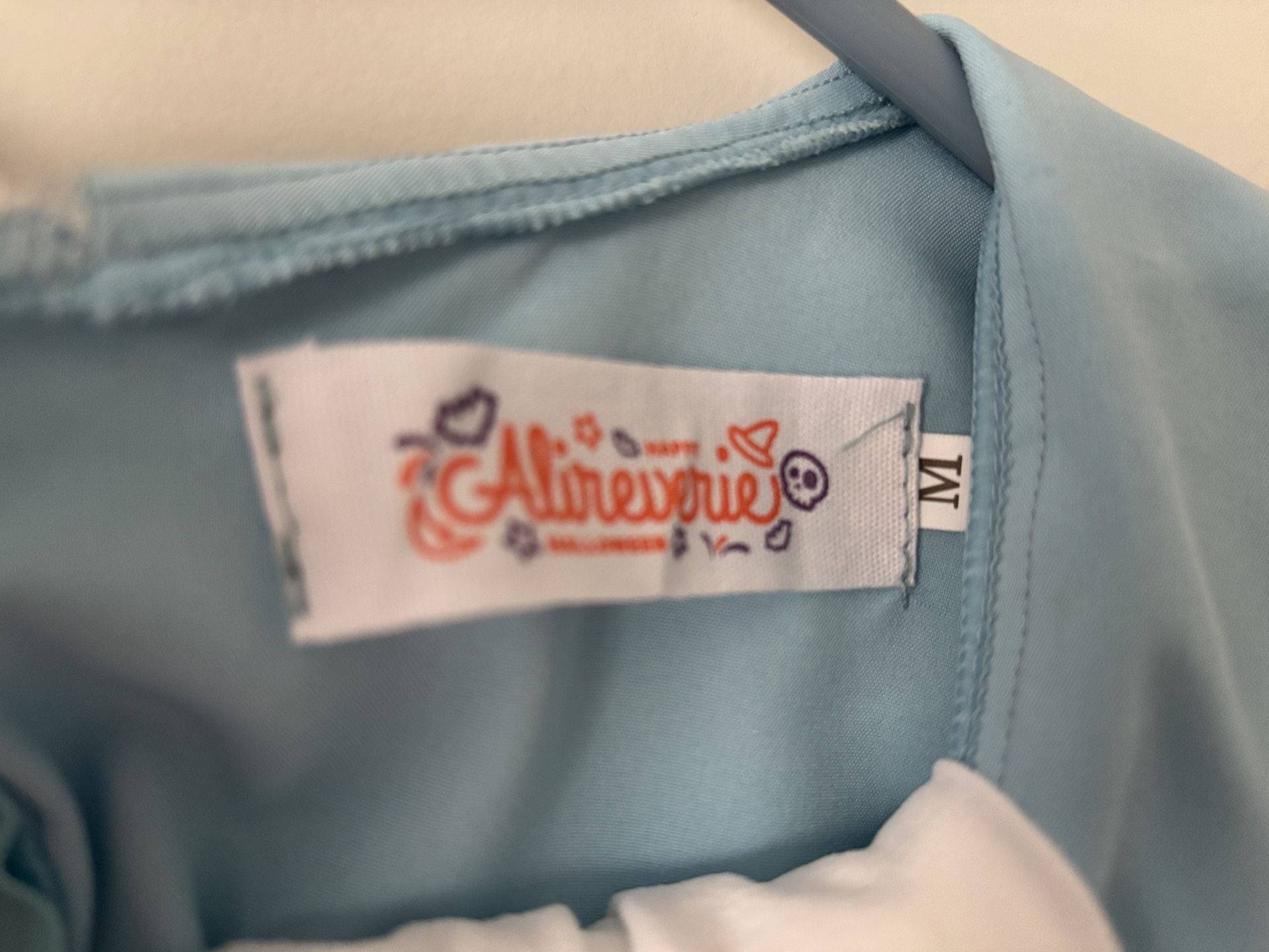 The Shining Grady Twins Set of 2Alireverie Dress Size M and Size L Blue Peter Pan Collar Puff Sleeve Cosplay 2