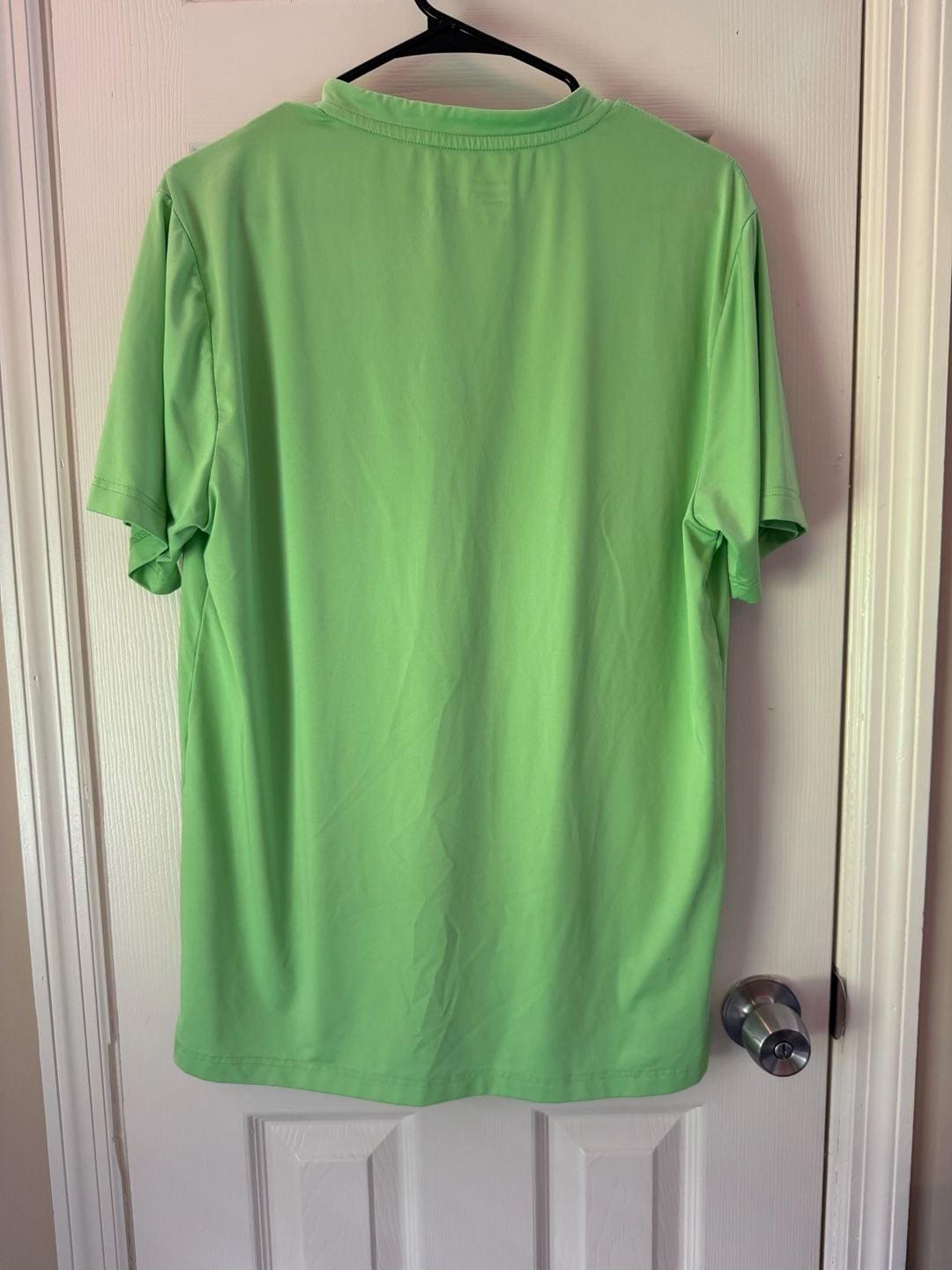 Three Sixty Six Polo Shirt Size M Green Athletic Henley Golf 9