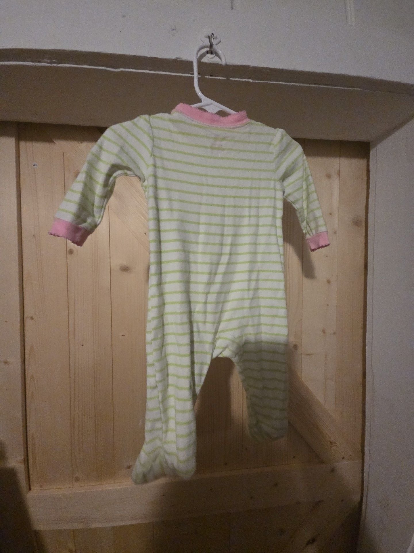 Carter's Striped Flower Sleeper 8