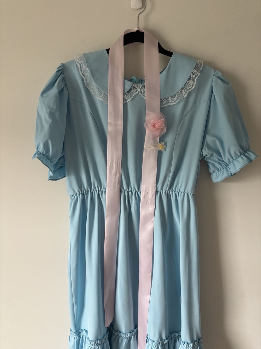 The Shining Grady Twins Set of 2Alireverie Dress Size M and Size L Blue Peter Pan Collar Puff Sleeve Cosplay 6