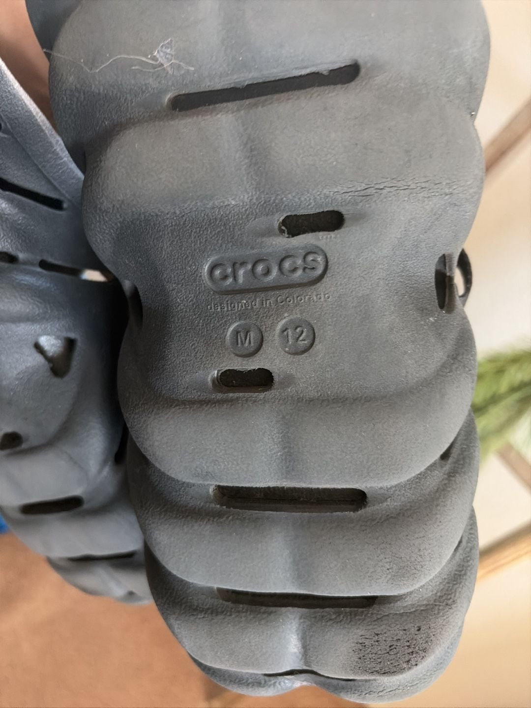 Crocs Echo Clog Size M12 Black 7