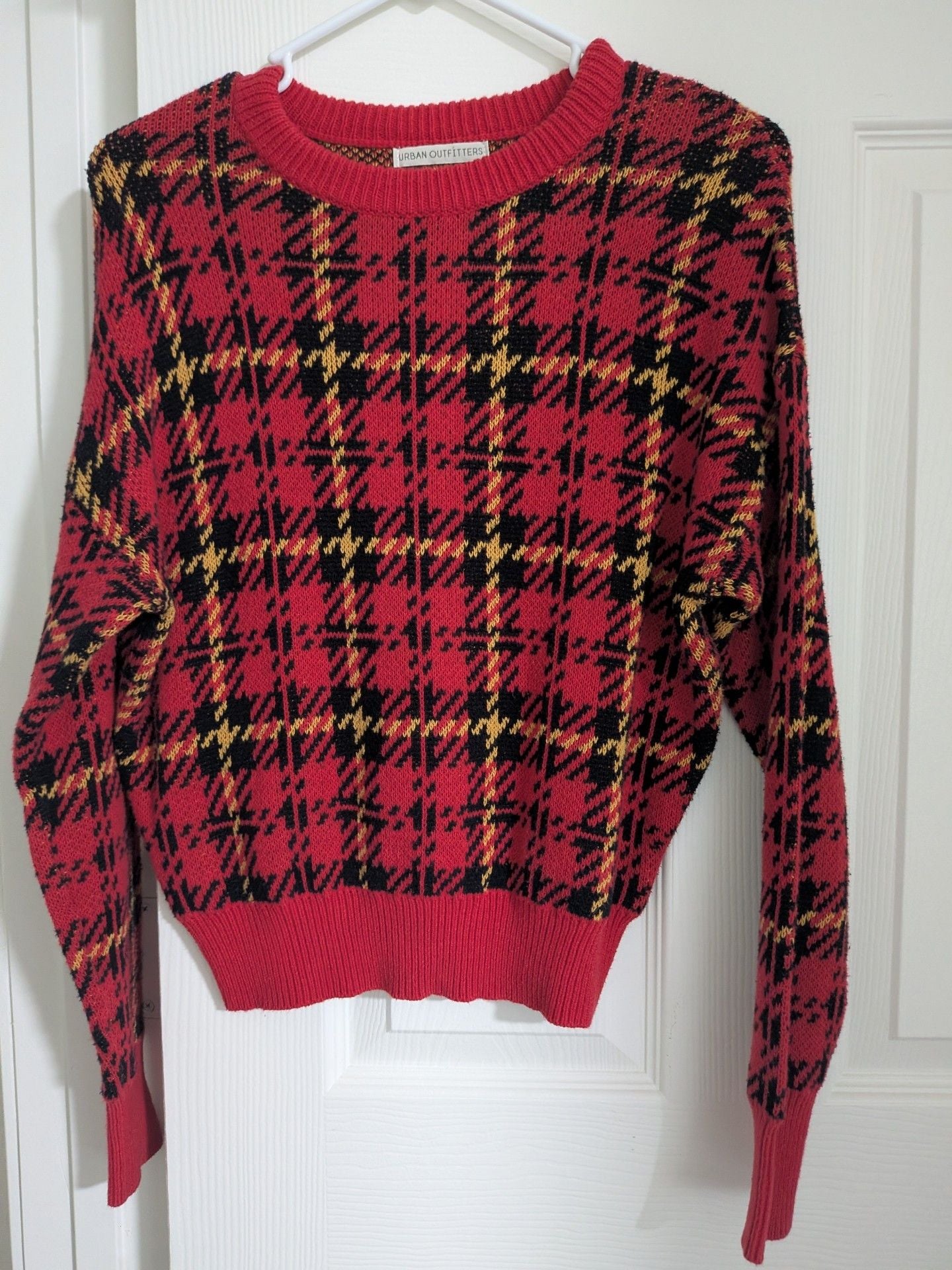 Urban Outfitters Red Plaid Sweater 2