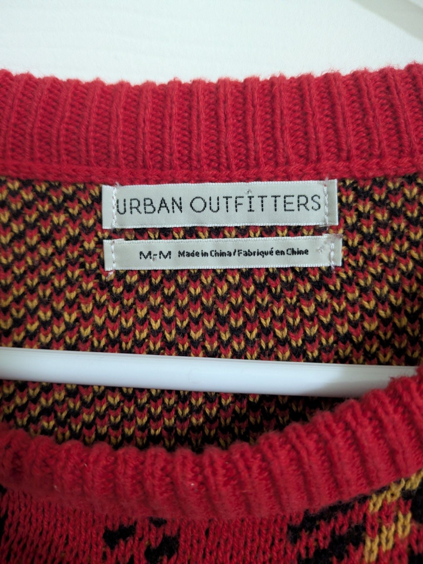Urban Outfitters Red Plaid Sweater 3