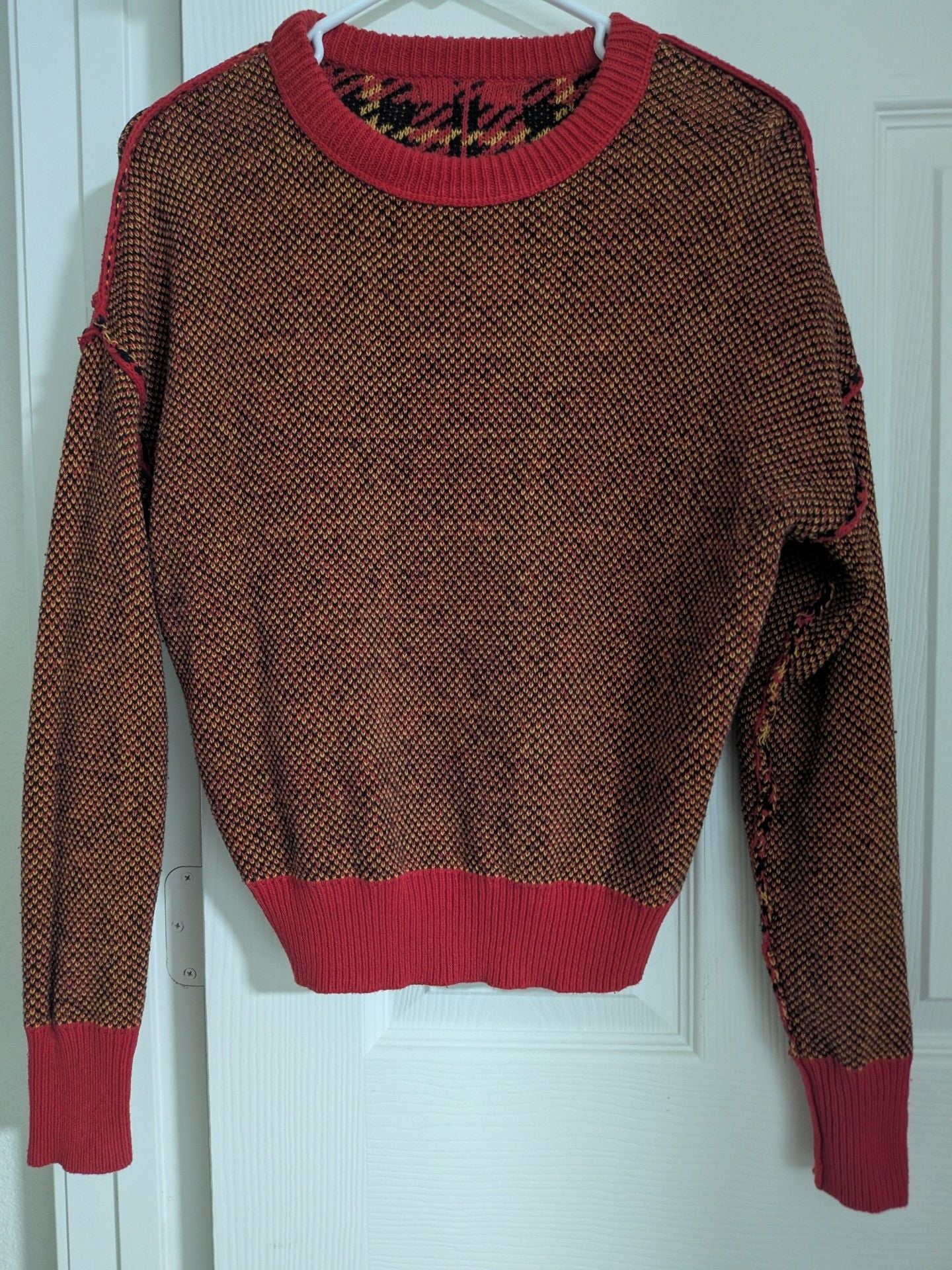 Urban Outfitters Red Plaid Sweater 5