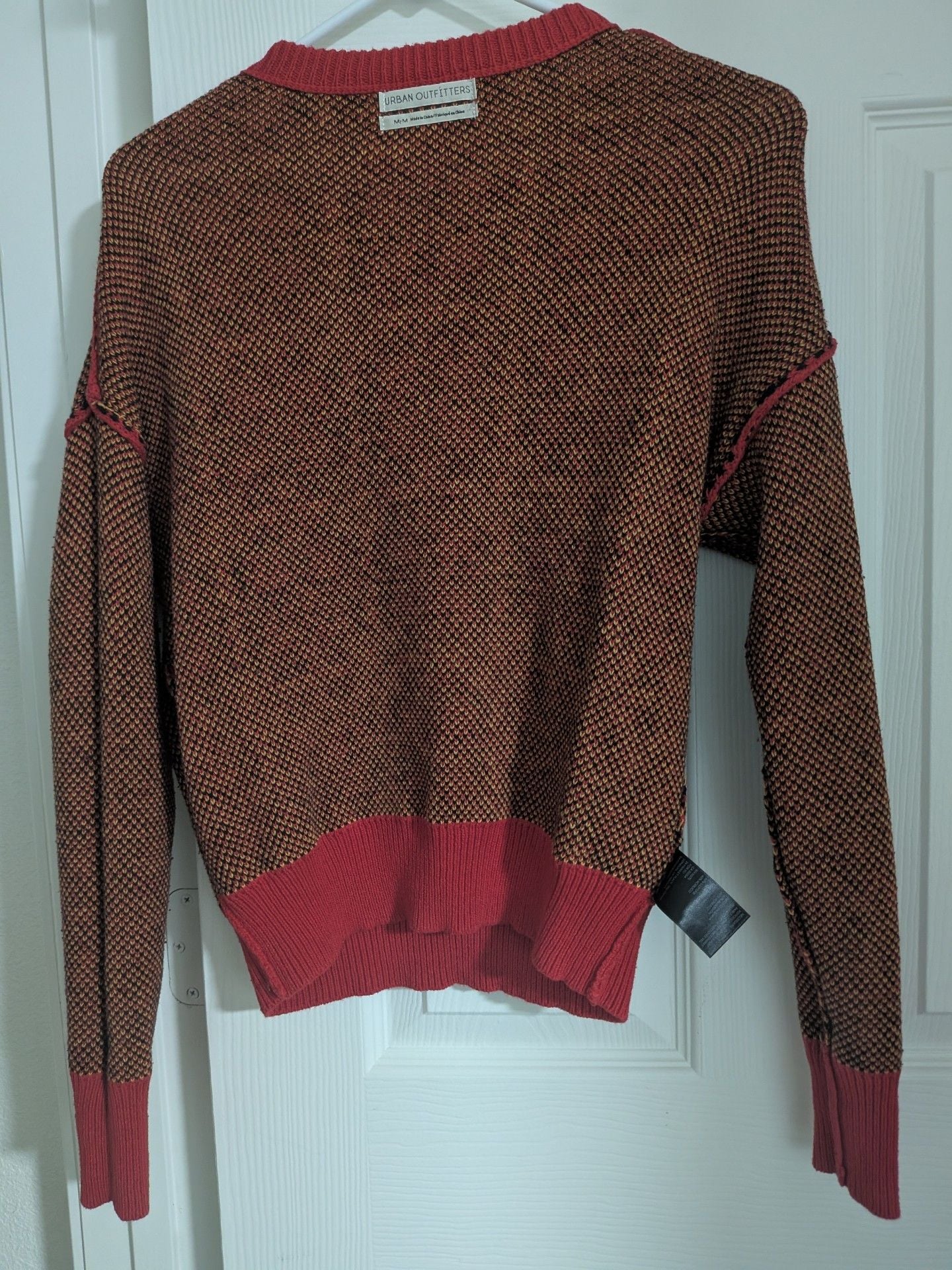 Urban Outfitters Red Plaid Sweater 6