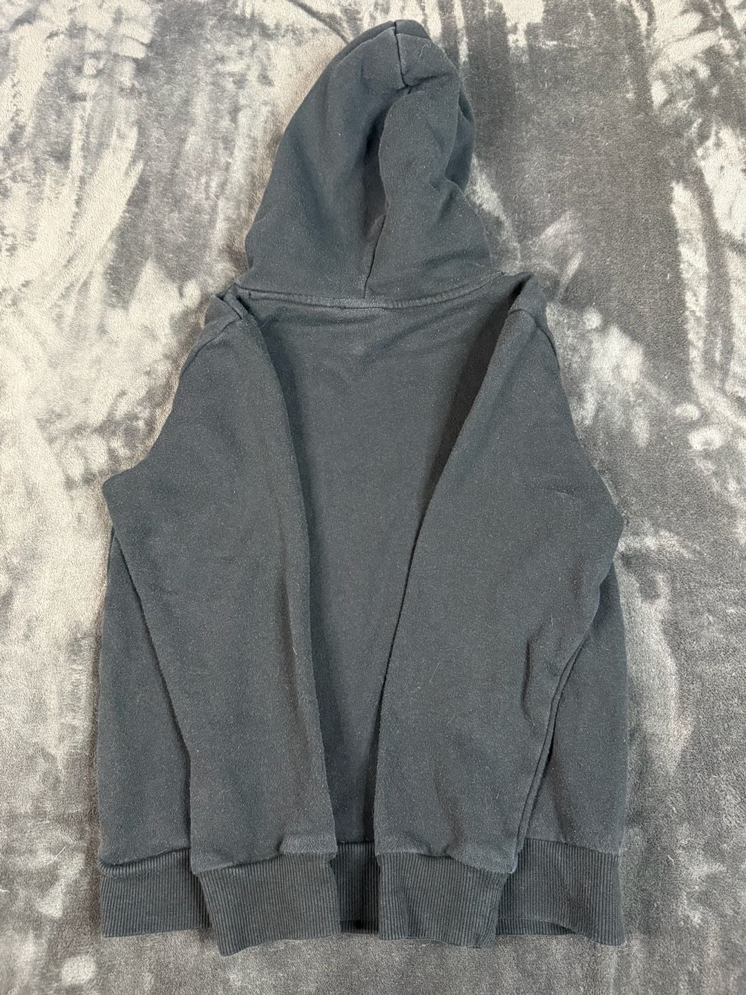 Kids Puma Hoodie Size S (7/8) Black Logo Pullover Sweatshirt#177 6