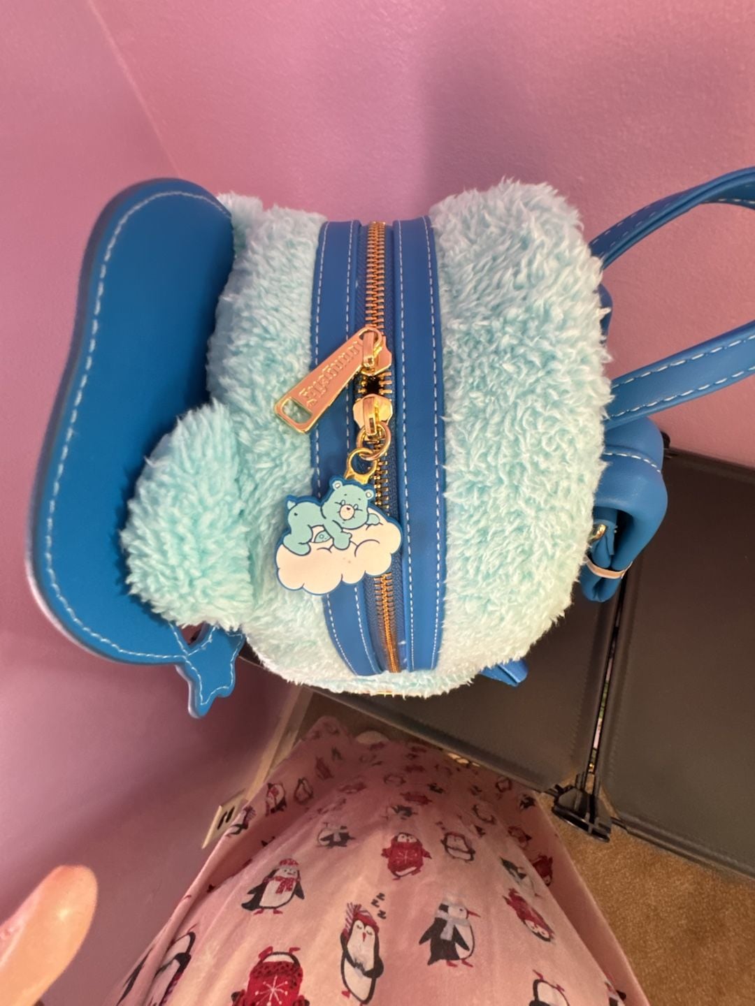 Loungefly Care Bears Bedtime Bear Plush Cosplay Mini Backpack 5