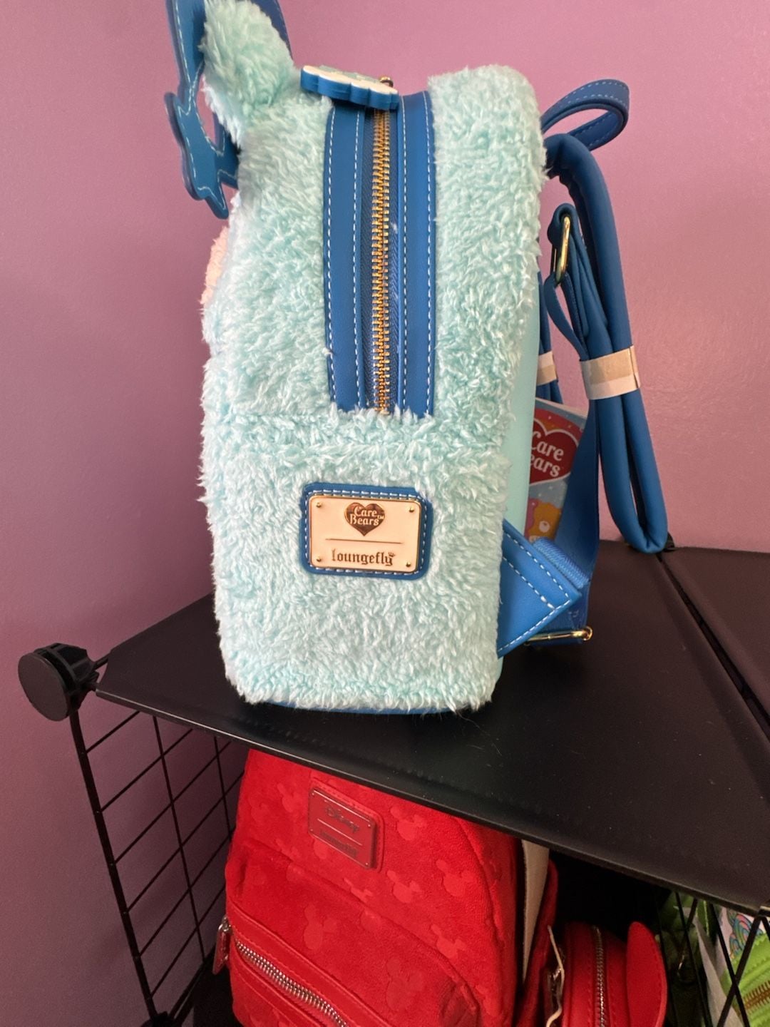 Loungefly Care Bears Bedtime Bear Plush Cosplay Mini Backpack 6