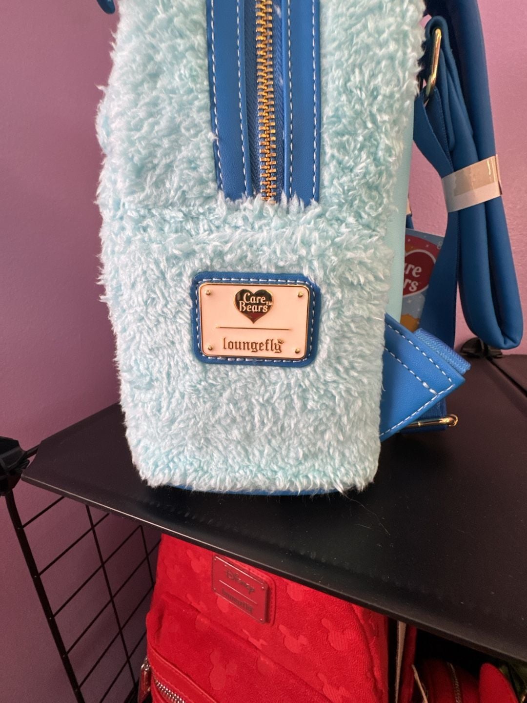 Loungefly Care Bears Bedtime Bear Plush Cosplay Mini Backpack 7