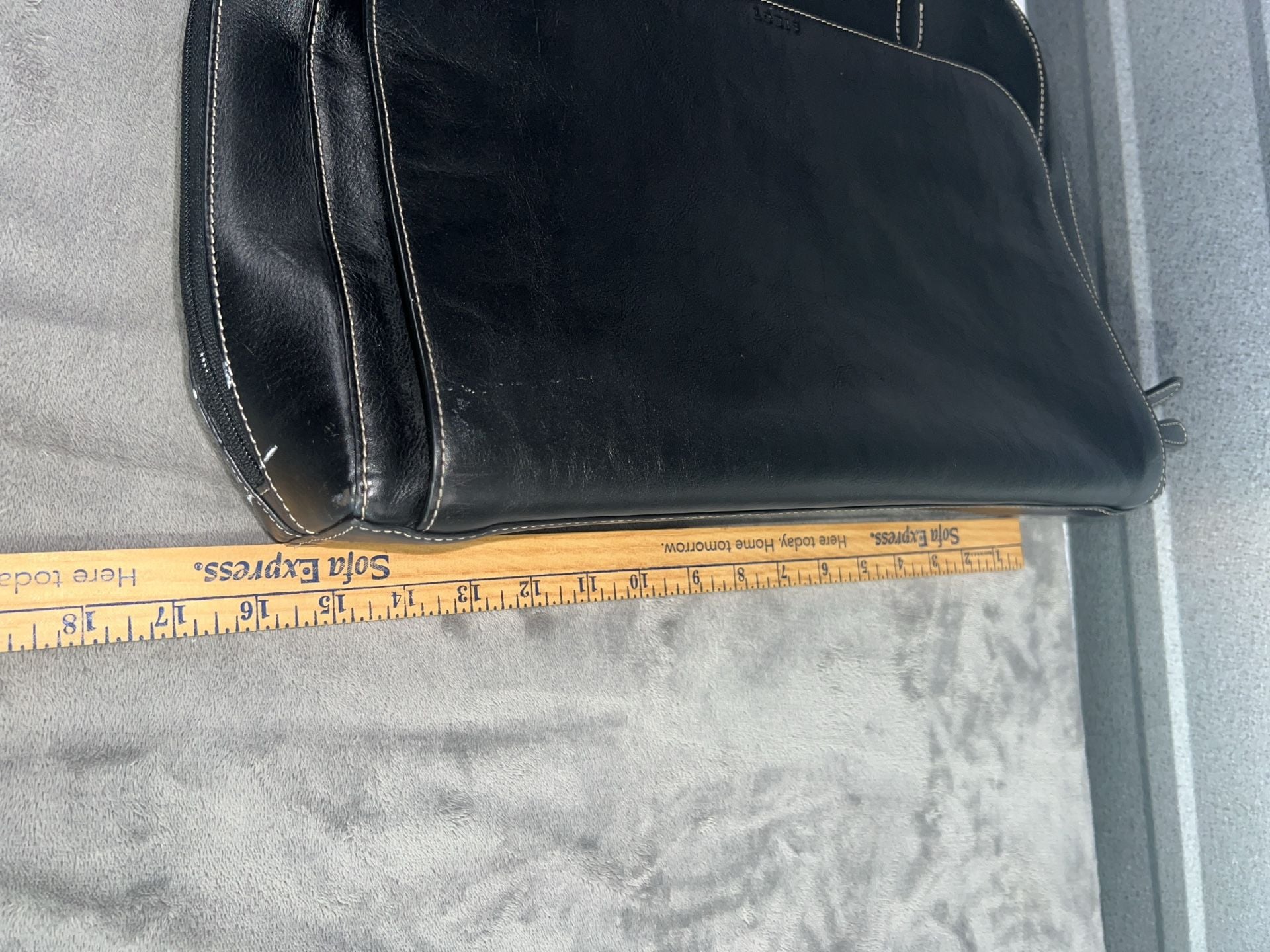 Lodis Computer Bag Black Shoulder Tote Work Laptop Handbag 15
