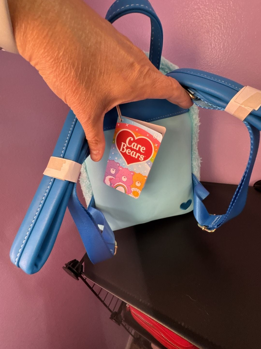 Loungefly Care Bears Bedtime Bear Plush Cosplay Mini Backpack 8