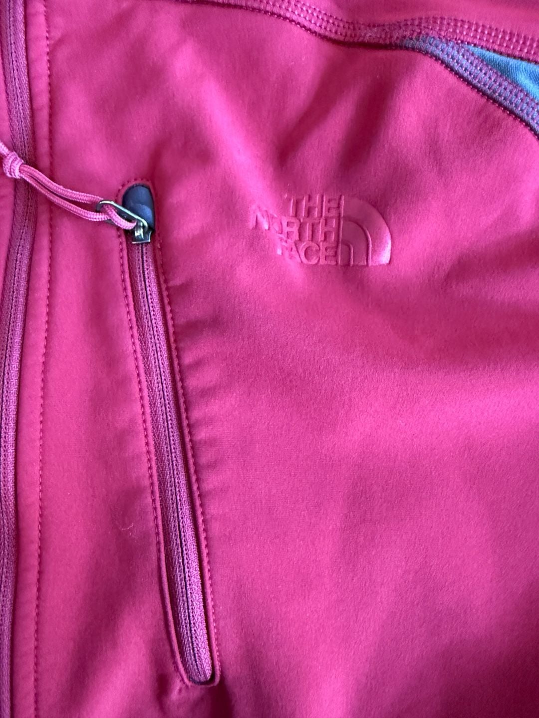 The North Face Fleece 1/2 Zip Pullover Size XL Red Gray 3