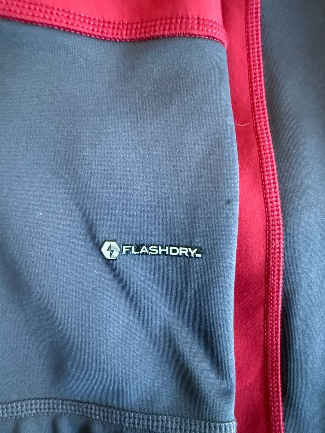 The North Face Fleece 1/2 Zip Pullover Size XL Red Gray 11
