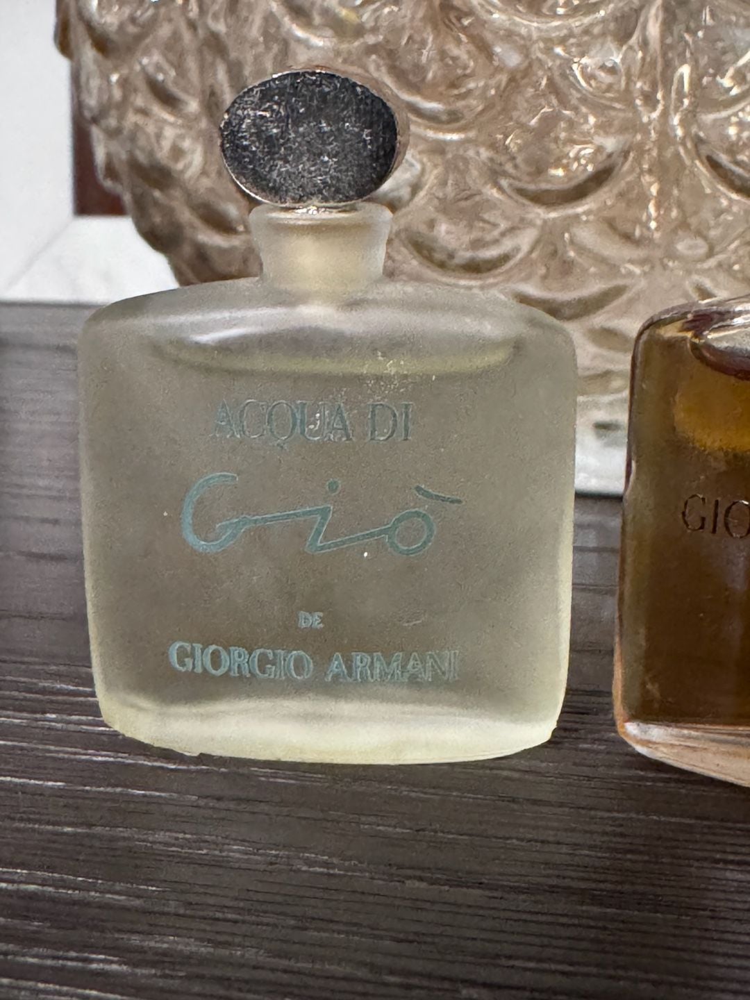 VTG 1990s Giorgio Armani women's fragrances (discontinued) miniature bottles 5ml 5