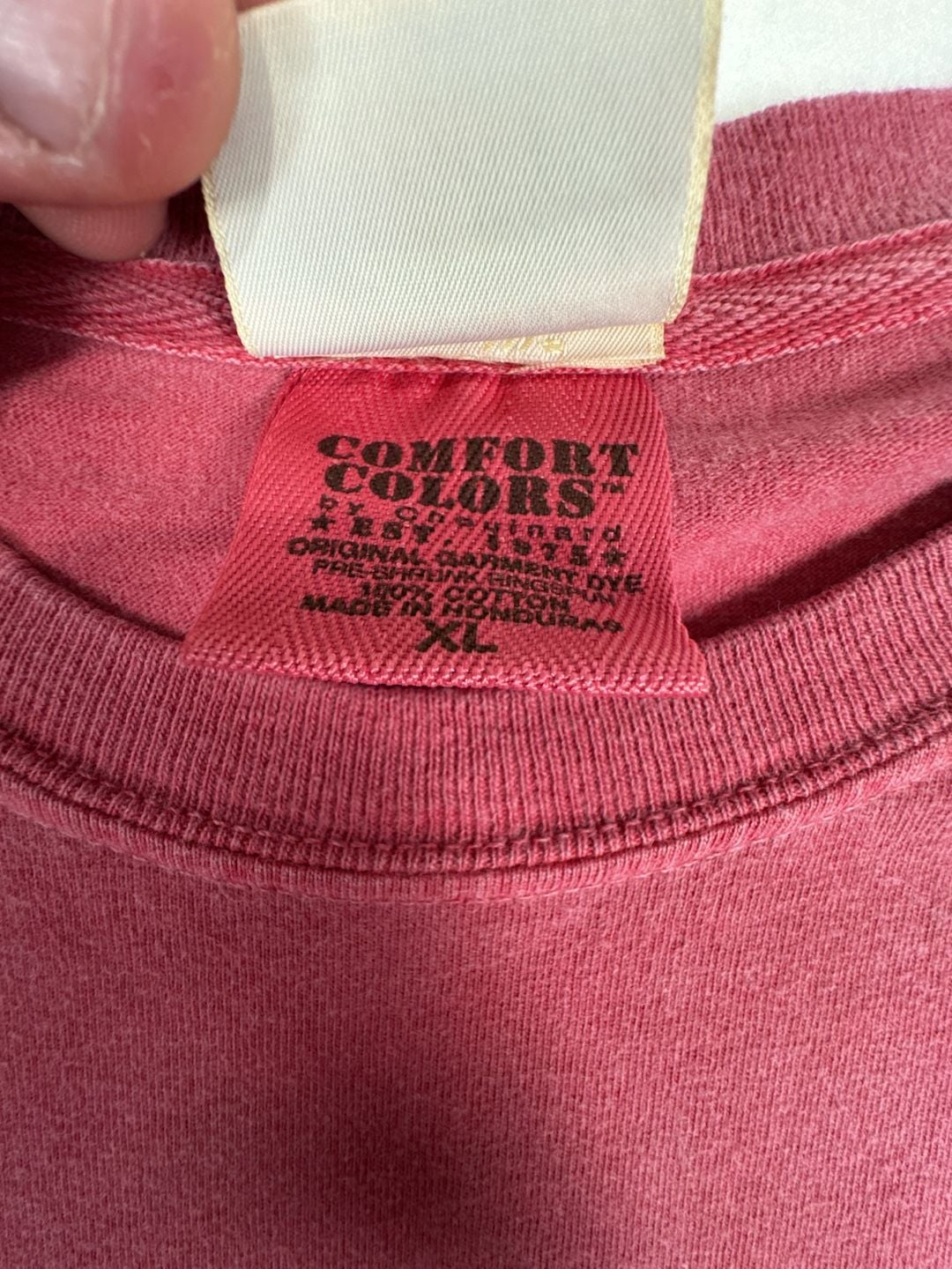 Comfort Colors Alabama Crimson Tide T-Shirt Size XL Red Pocket Graphic 5