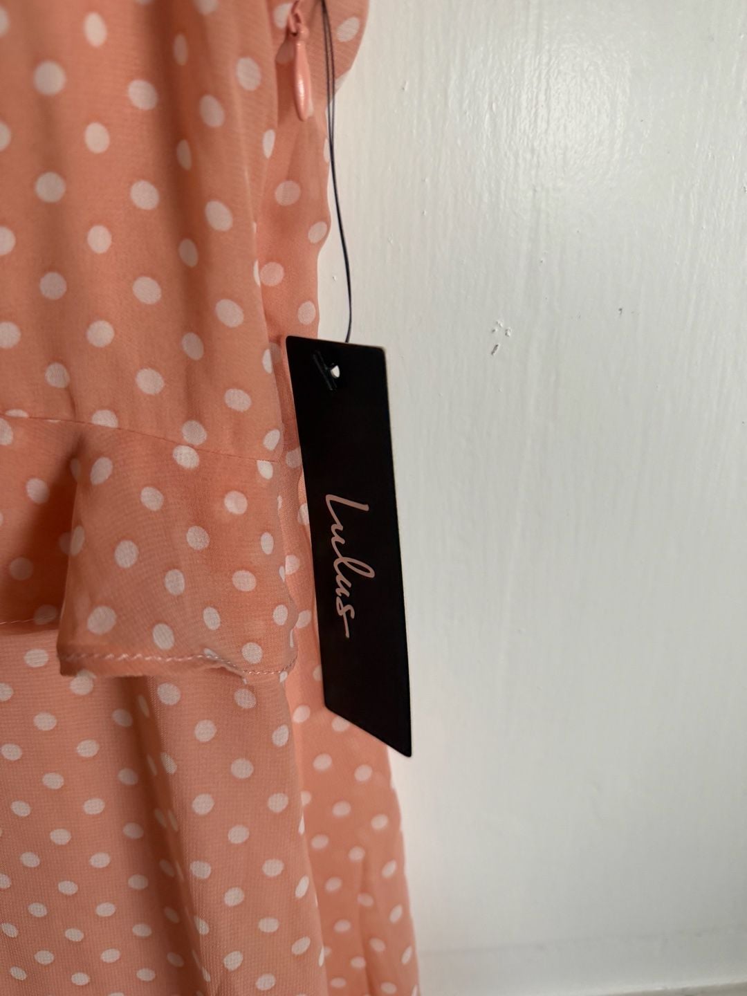 Lulus You Got It Mini Dress Size XS Pink Polka Dot Ruffle 5