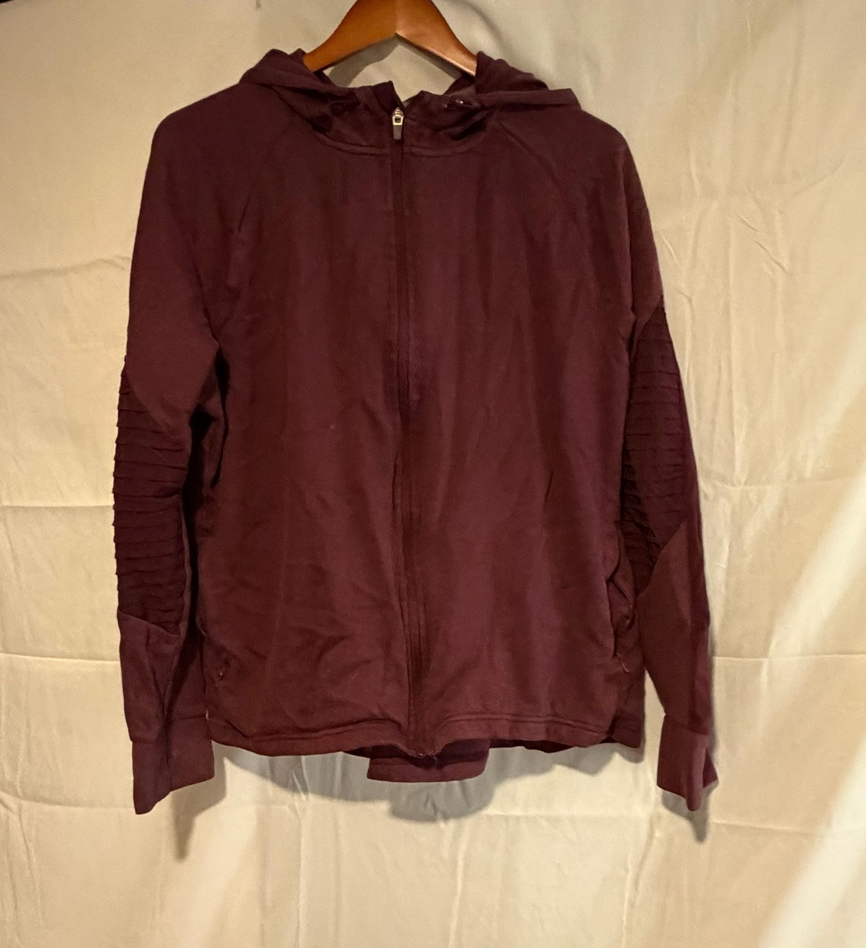 Avia Full Zip Hoodie Size XXL 3XG Burgundy Athletic Jacket 4
