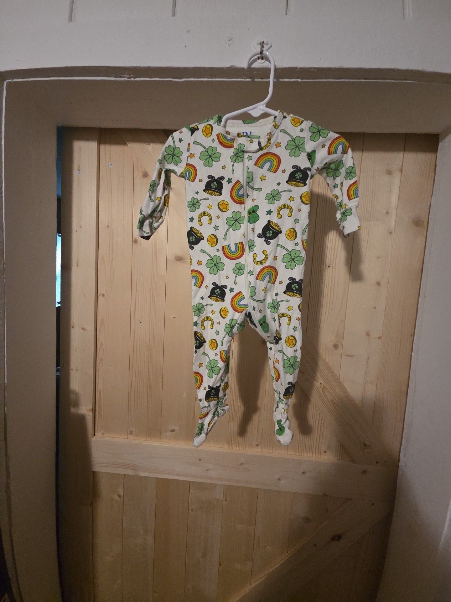 PJ Place St. Patrick's Day Footie Size 3-6M 2