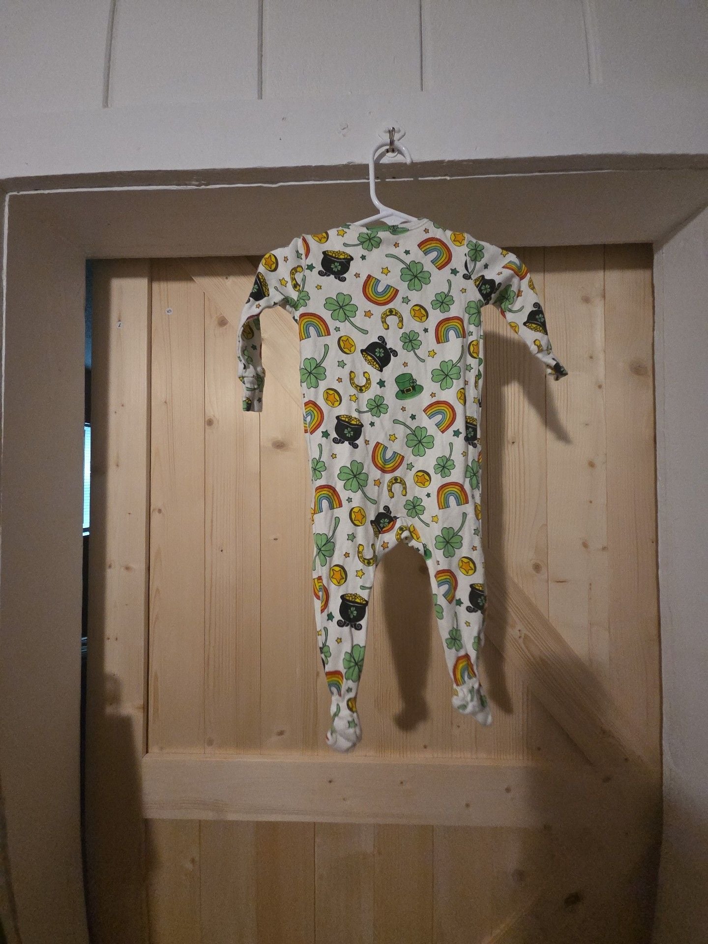 PJ Place St. Patrick's Day Footie Size 3-6M 5