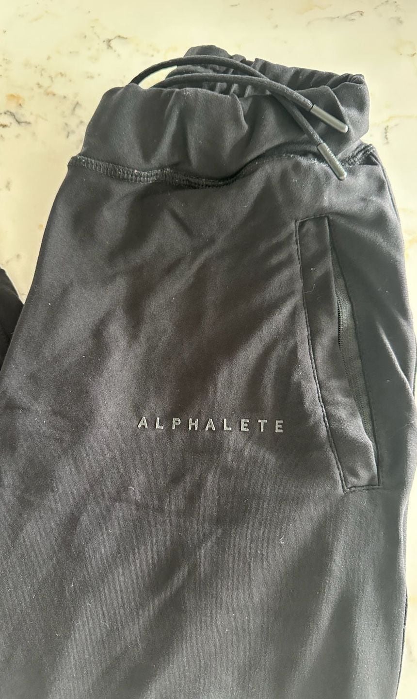 Alphalete Joggers Size Small Black Athletic Pants 3